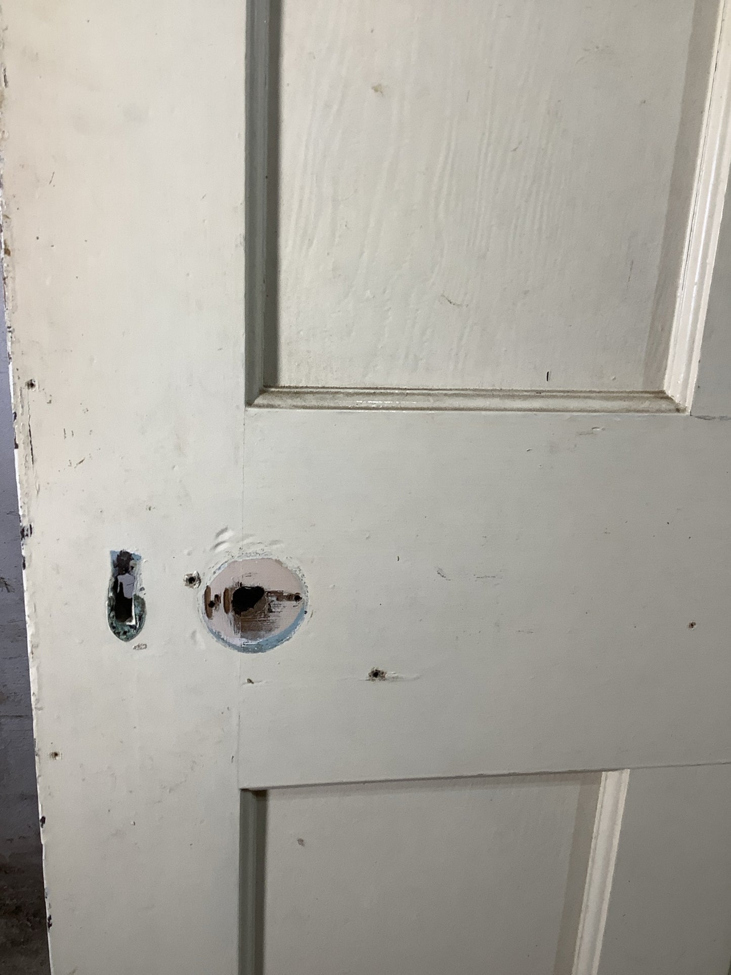 4th Pic 1930s Internal Painted  Pitch Pine Reclaimed Door