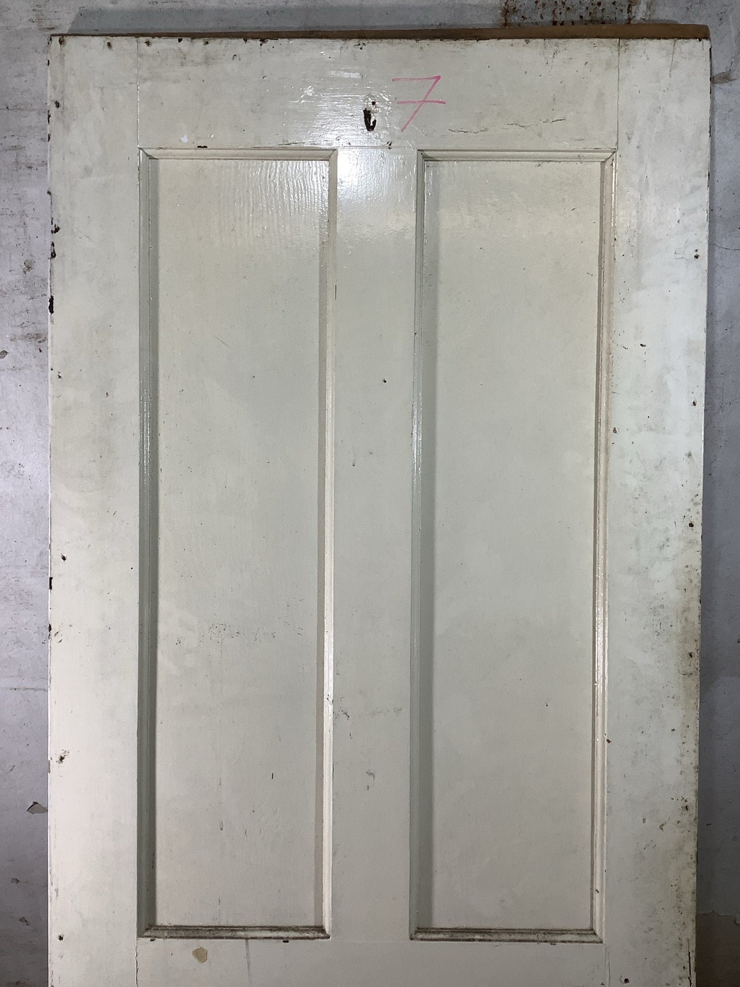 8th Pic 1930s Internal Painted  Pitch Pine Reclaimed Door