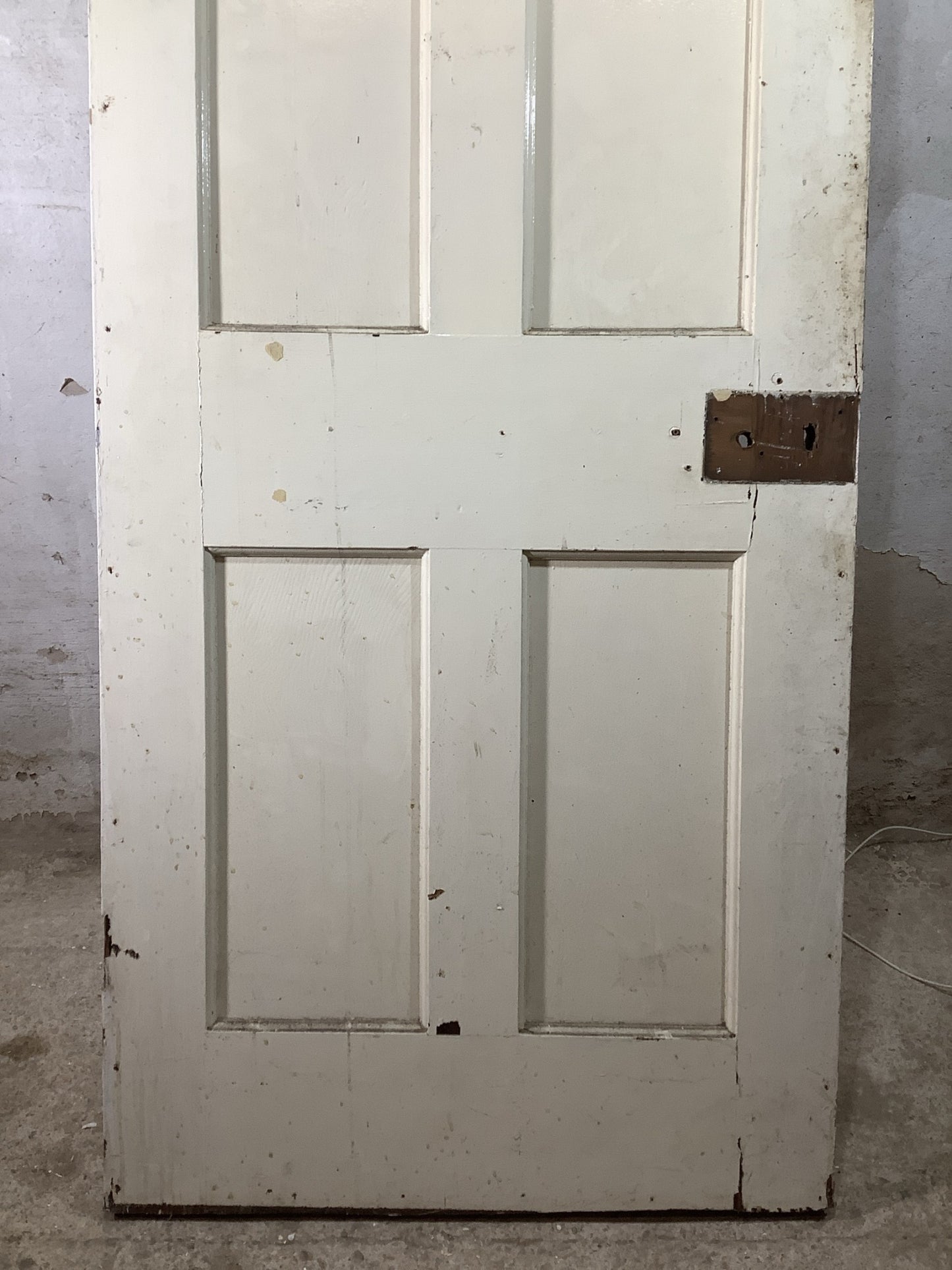 9th Pic 1930s Internal Painted  Pitch Pine Reclaimed Door