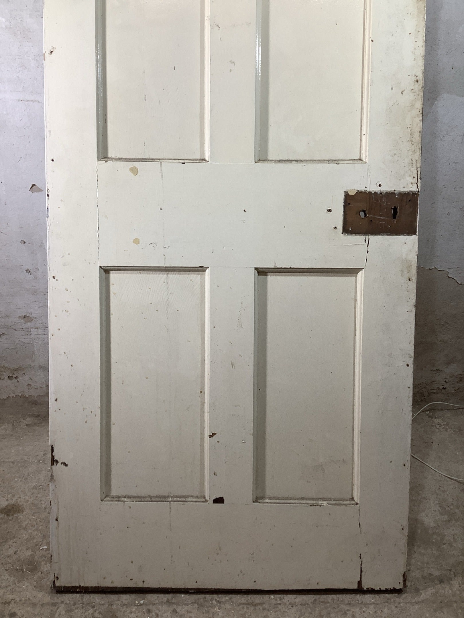 9th Pic 1930s Internal Painted  Pitch Pine Reclaimed Door