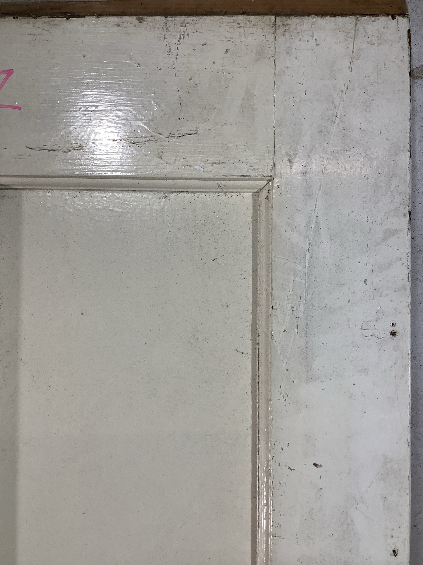 11th Pic 1930s Internal Painted  Pitch Pine Reclaimed Door