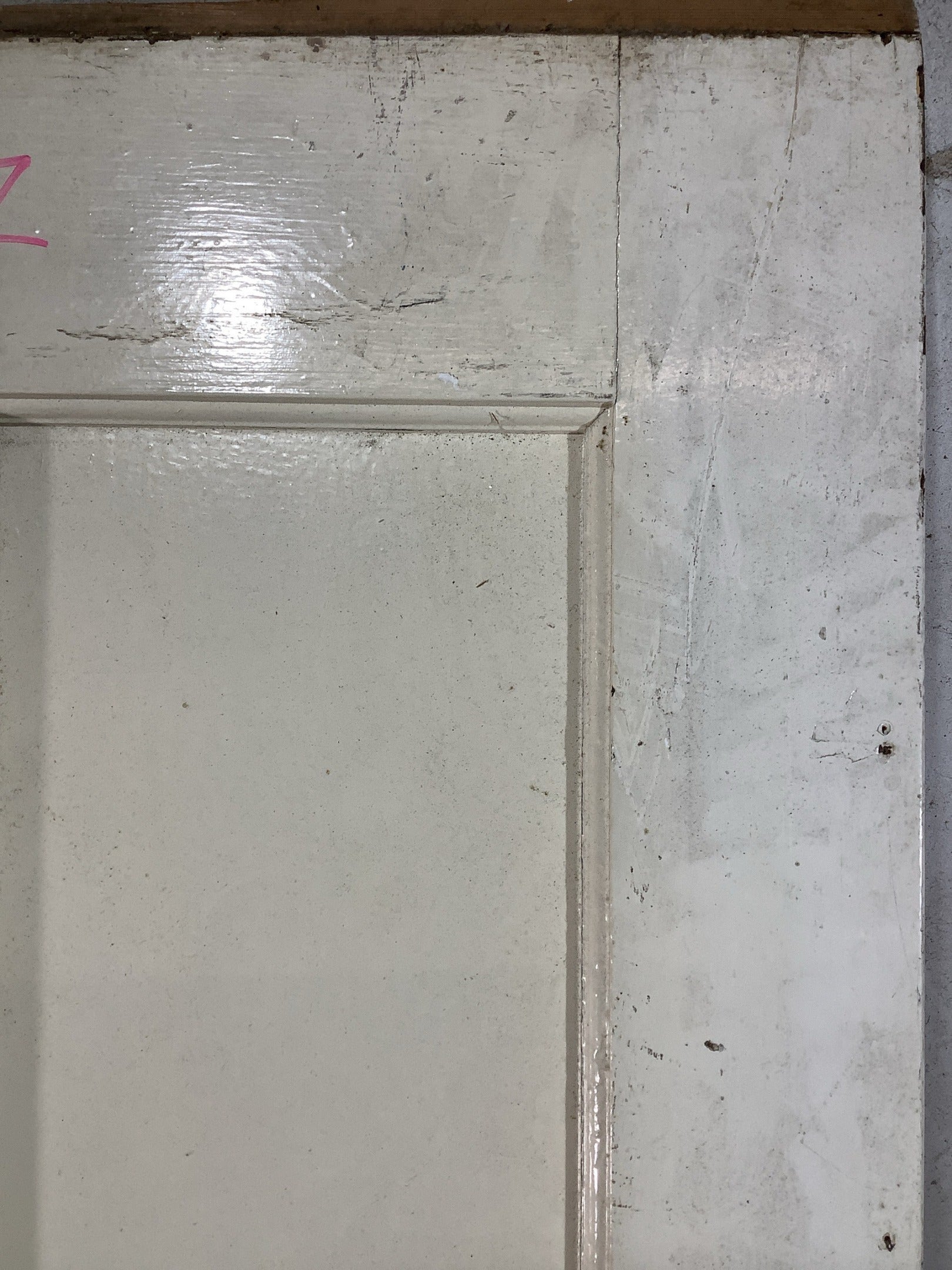 11th Pic 1930s Internal Painted  Pitch Pine Reclaimed Door