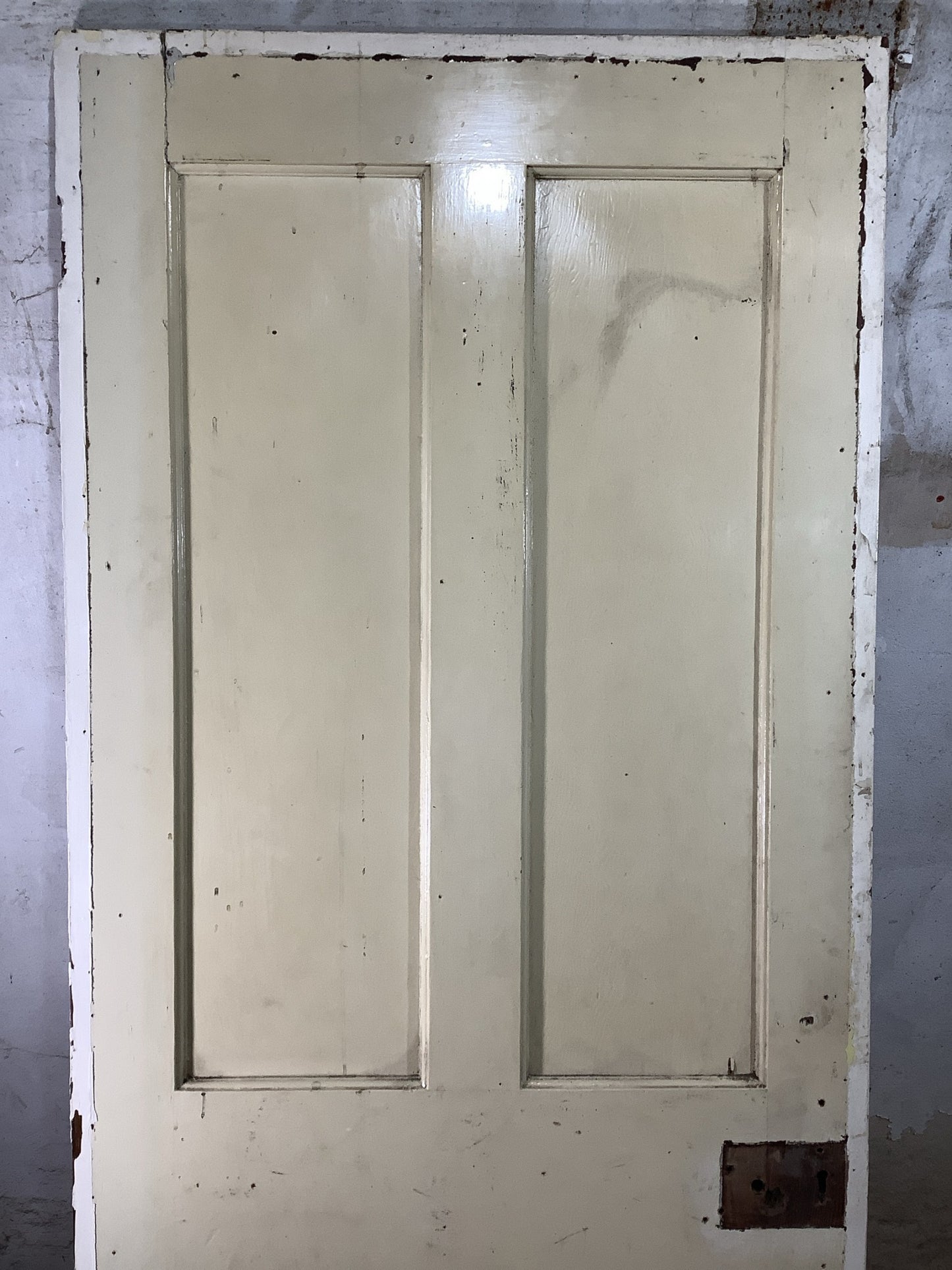 2nd Pic 1930s Internal Painted  Pitch Pine Reclaimed Door