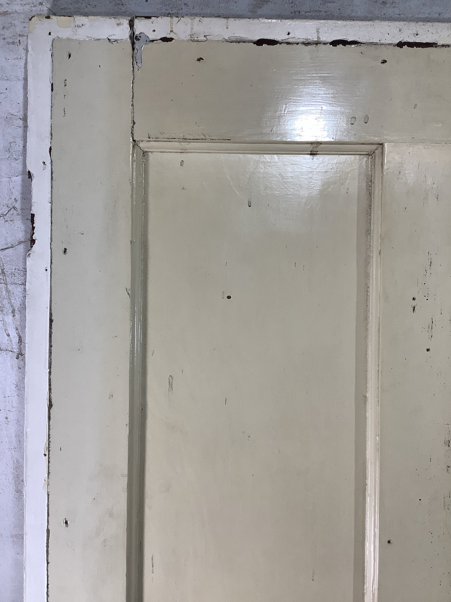 4th Pic 1930s Internal Painted  Pitch Pine Reclaimed Door