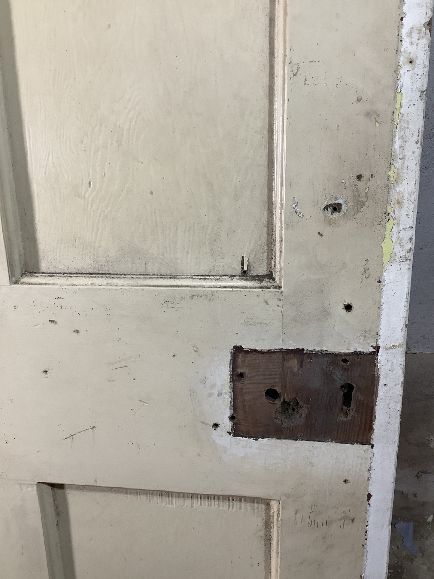6th Pic 1930s Internal Painted  Pitch Pine Reclaimed Door