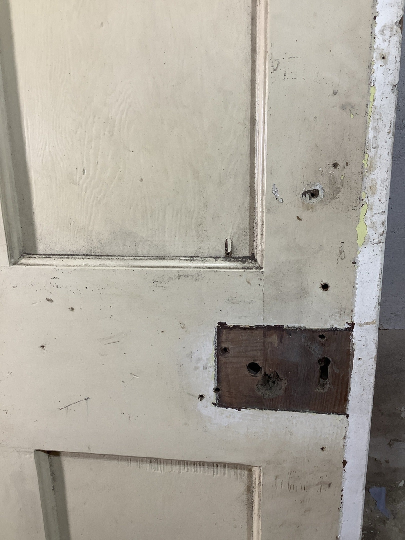 6th Pic 1930s Internal Painted  Pitch Pine Reclaimed Door