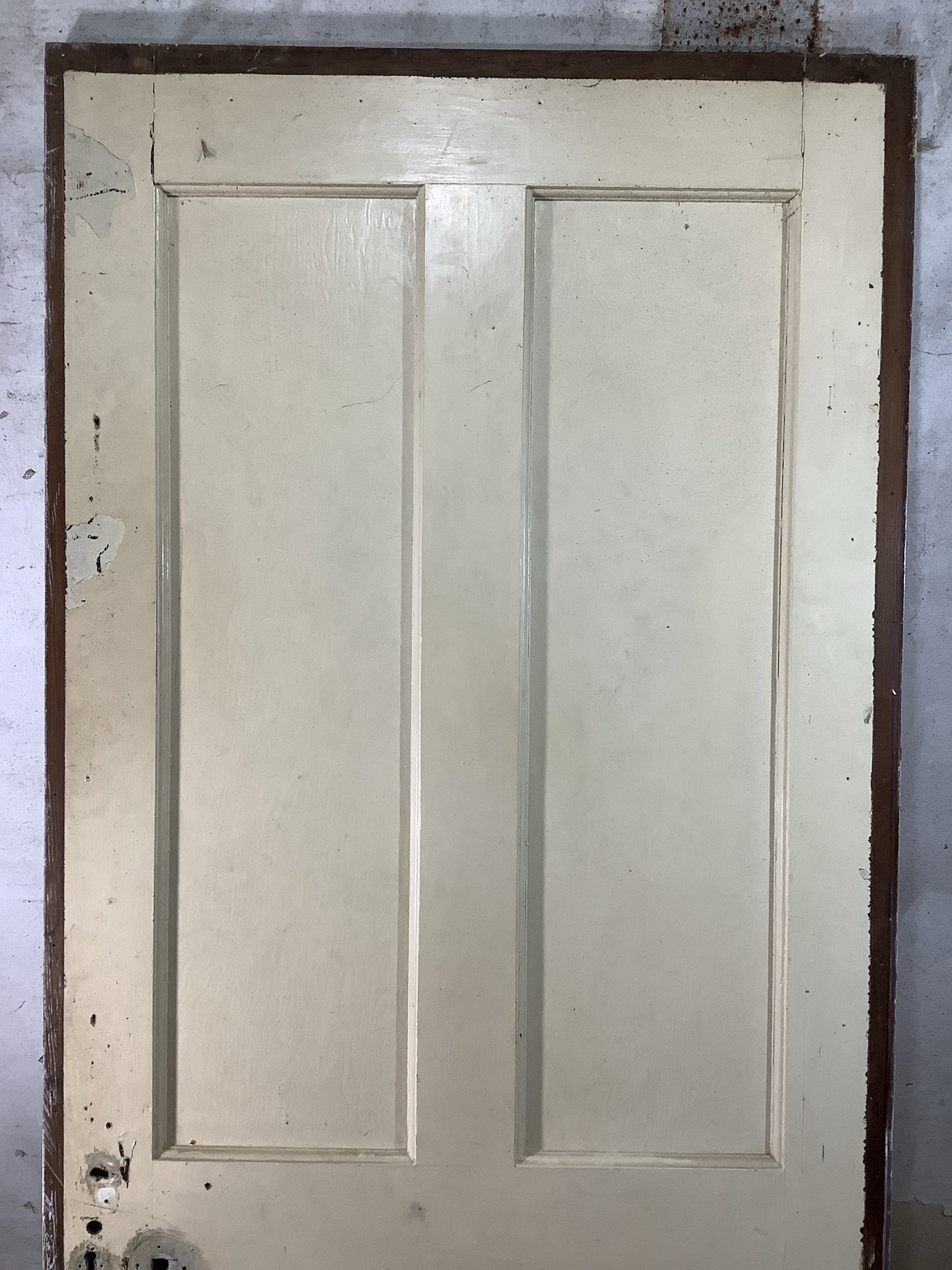 8th Pic 1930s Internal Painted  Pitch Pine Reclaimed Door
