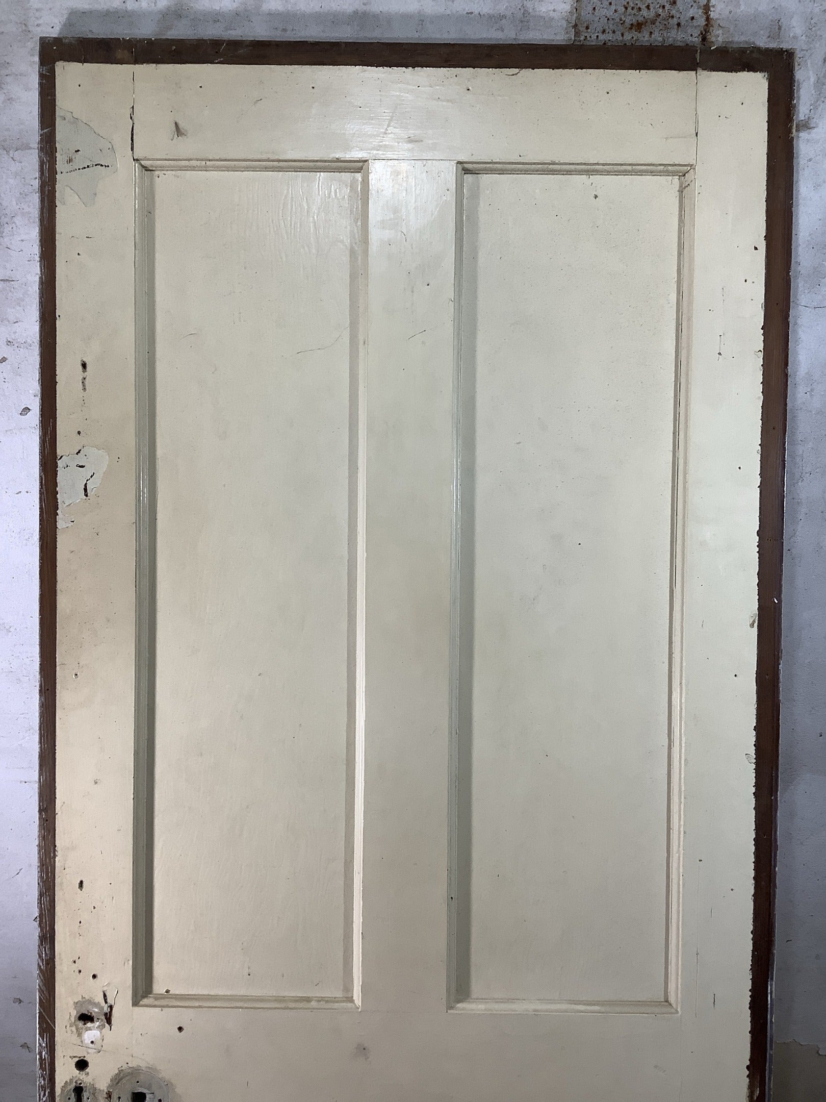 8th Pic 1930s Internal Painted  Pitch Pine Reclaimed Door