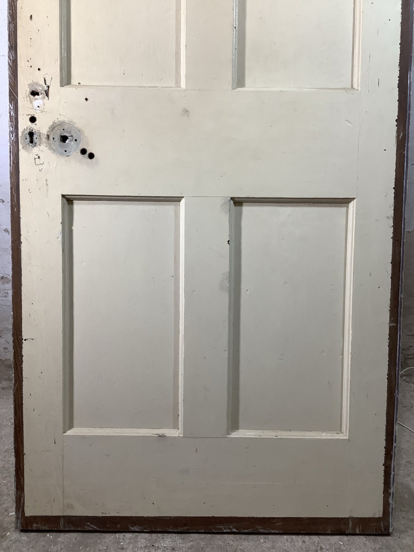 9th Pic 1930s Internal Painted  Pitch Pine Reclaimed Door