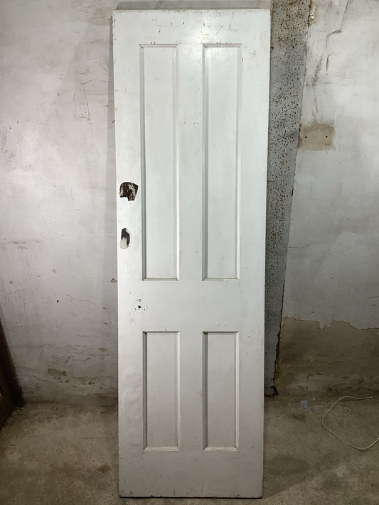Main Picture 1930s Internal Painted  Pitch Pine Reclaimed Door