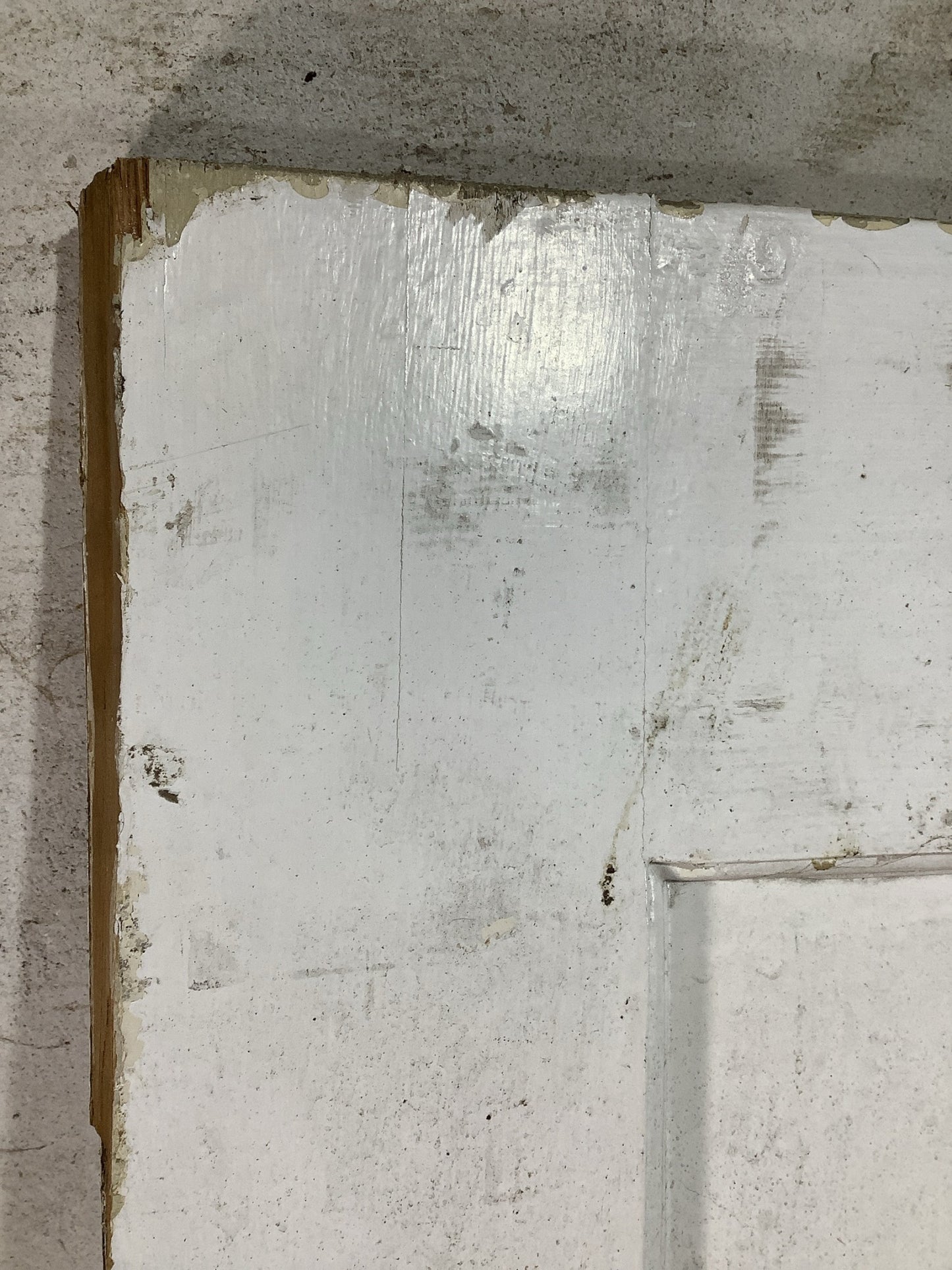 10th Pic 1930s Internal Painted  Pitch Pine Reclaimed Door