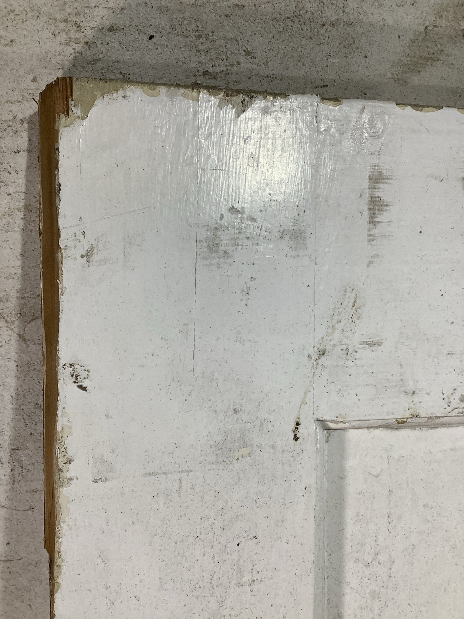 10th Pic 1930s Internal Painted  Pitch Pine Reclaimed Door