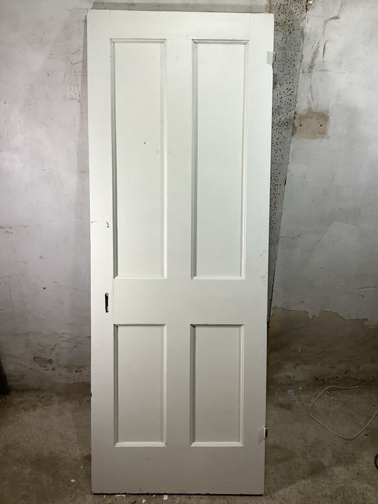 Main Picture 1930s Internal Painted  Pitch Pine Reclaimed Door