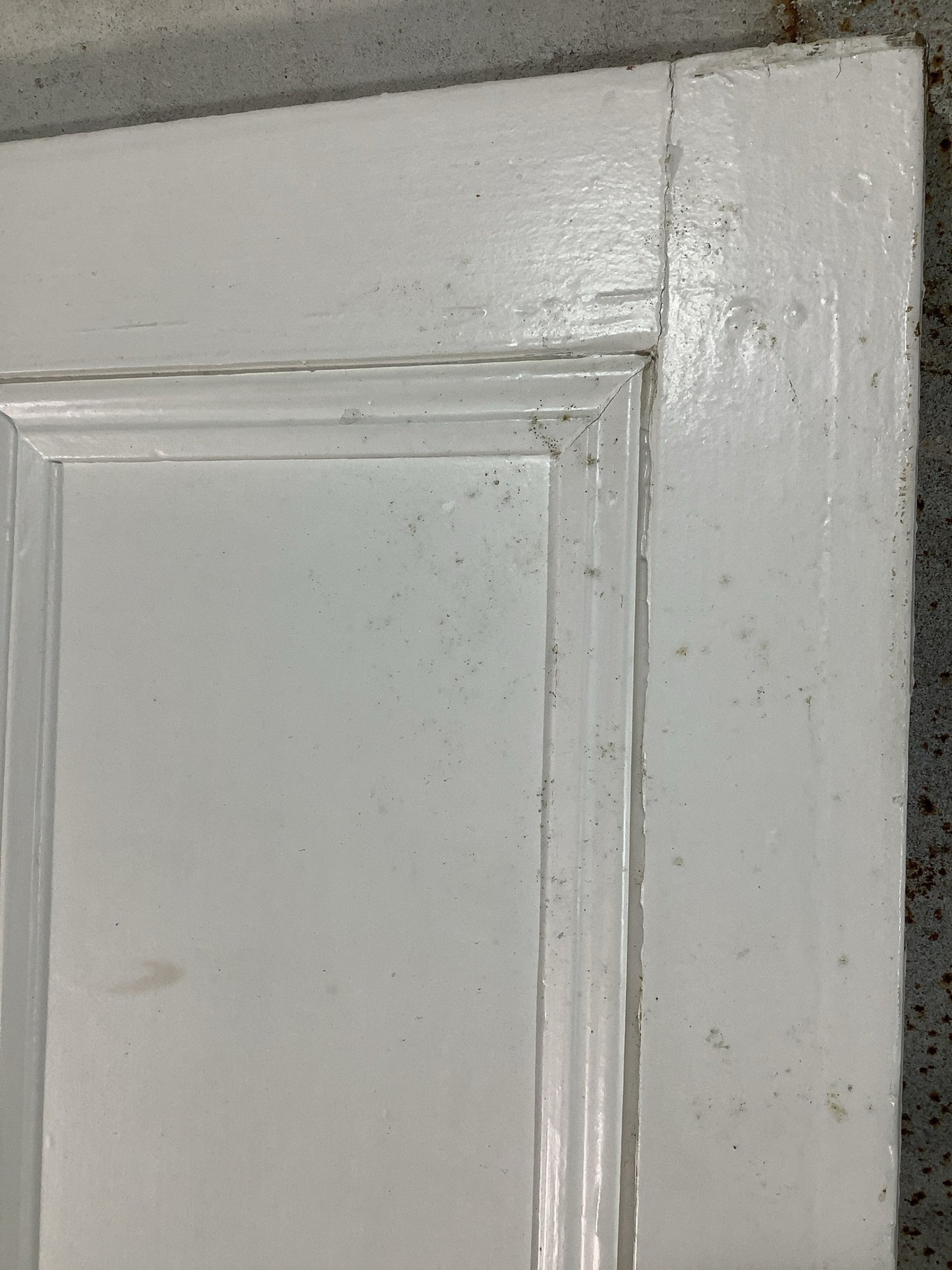 5th Pic Victorian Internal Painted  Pine Reclaimed Door
