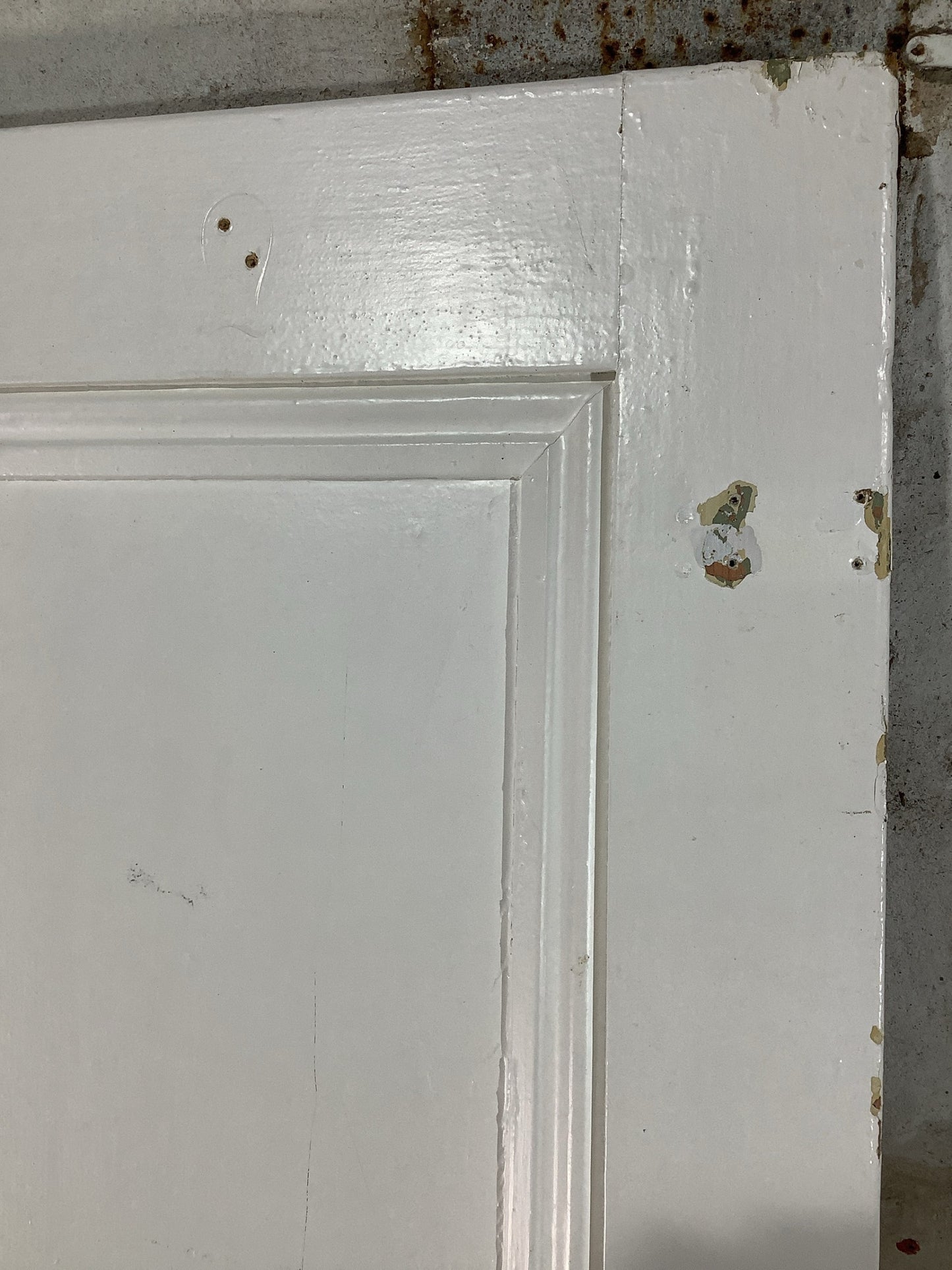 11th Pic Victorian Internal Painted  Pine Reclaimed Door