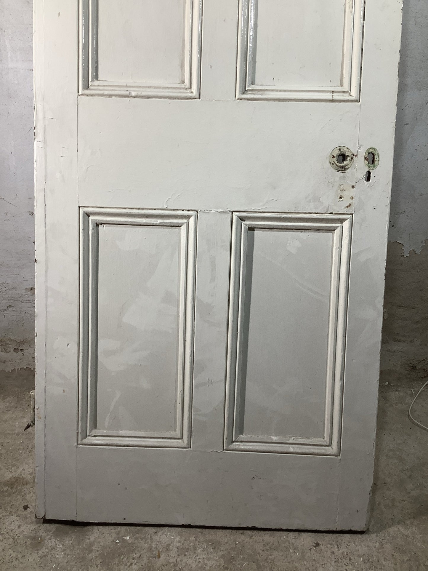 3rd Pic Victorian Internal Painted  Pine Reclaimed Door