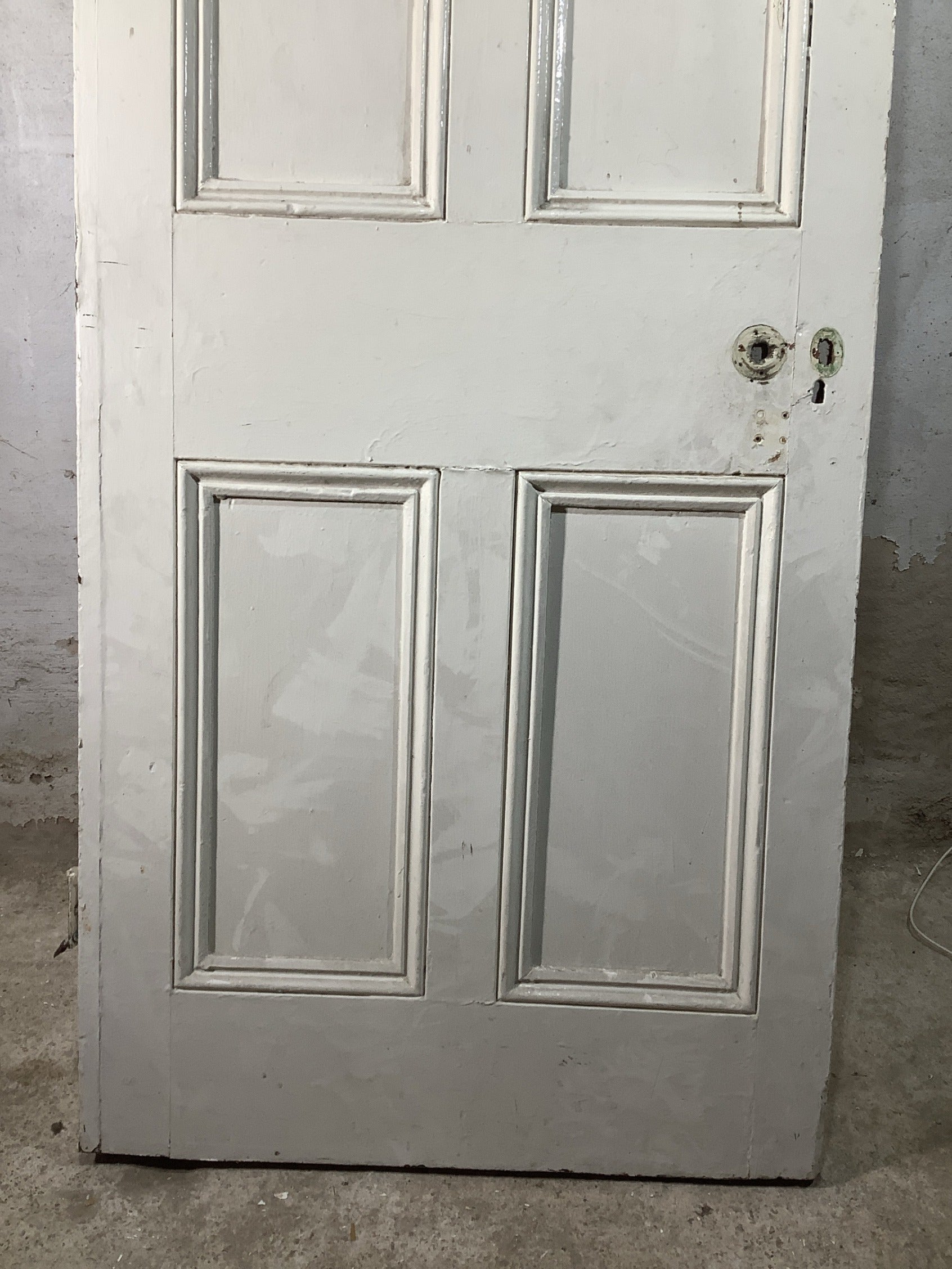 3rd Pic Victorian Internal Painted  Pine Reclaimed Door