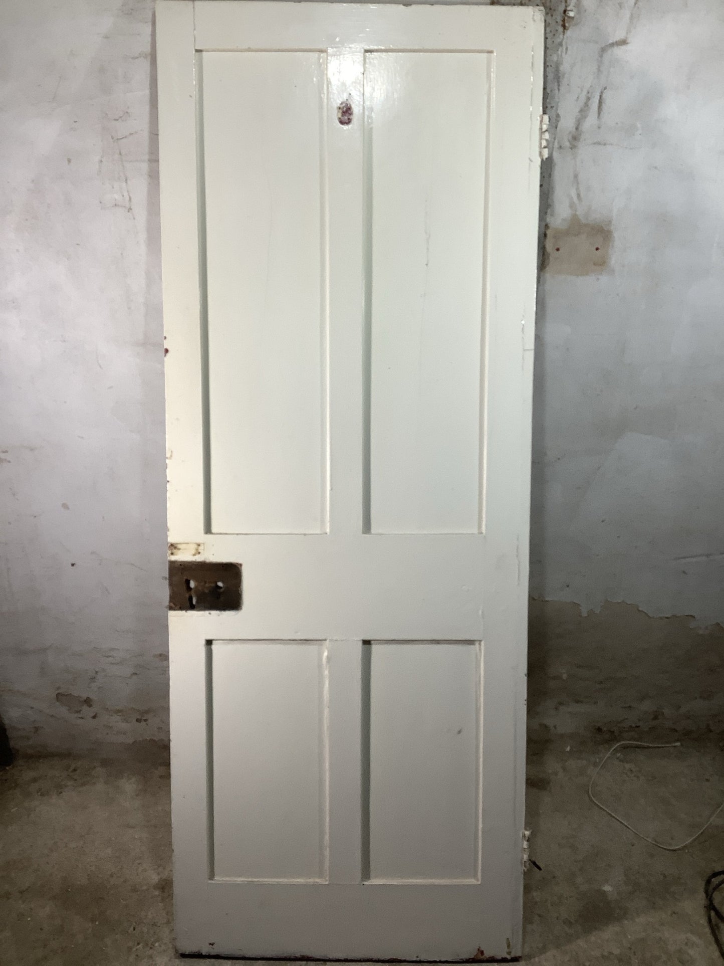 7th Pic Victorian Internal Painted  Pine Reclaimed Door