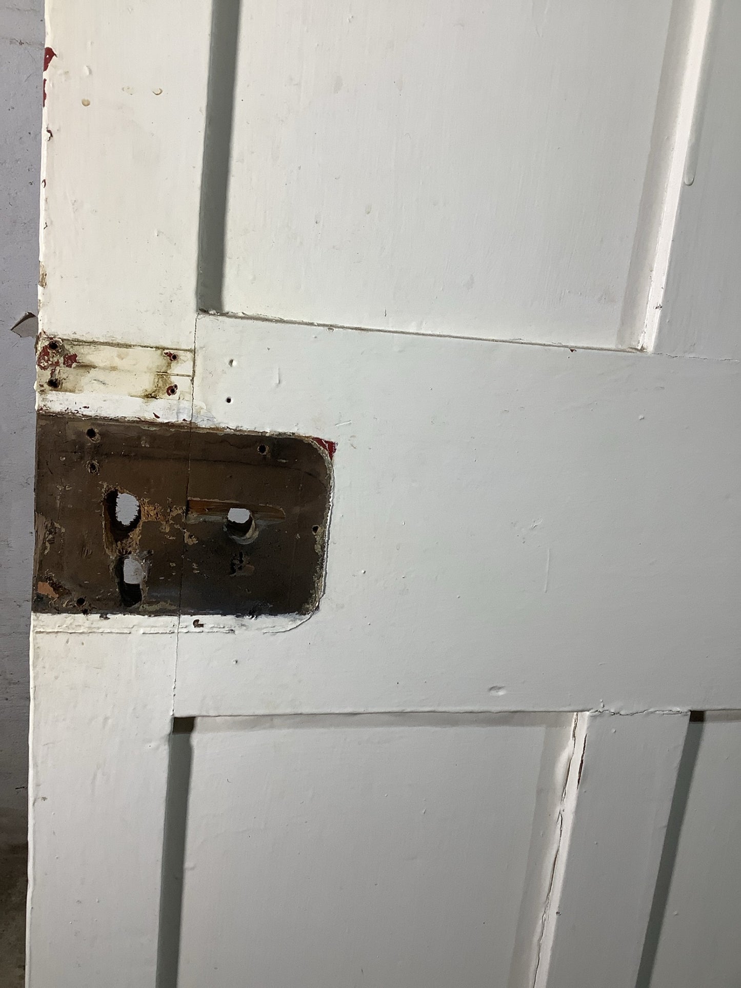9th Pic Victorian Internal Painted  Pine Reclaimed Door