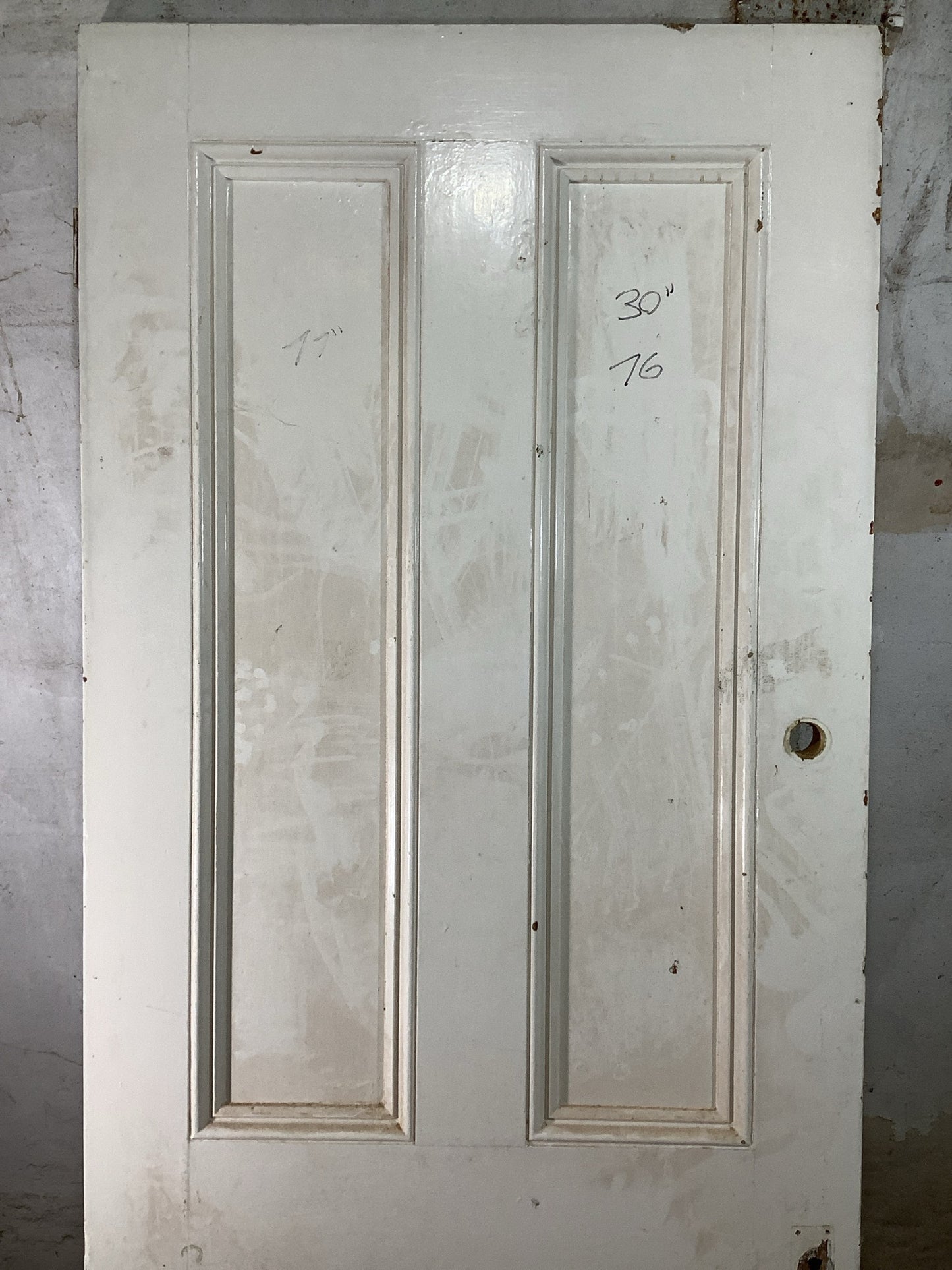 8th Pic Victorian Internal Painted  Pine Reclaimed Door
