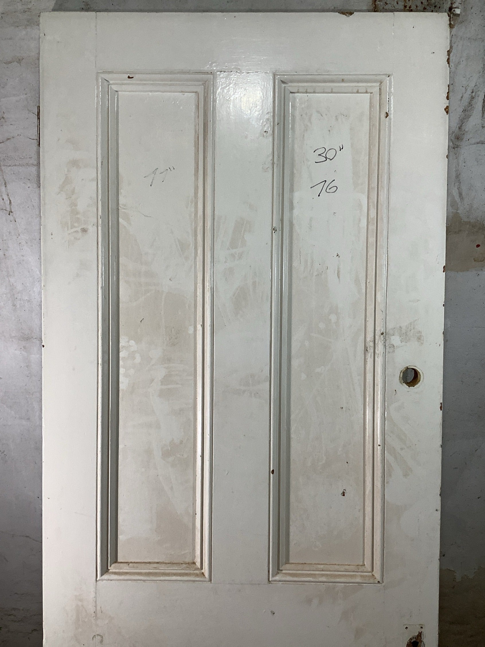 8th Pic Victorian Internal Painted  Pine Reclaimed Door