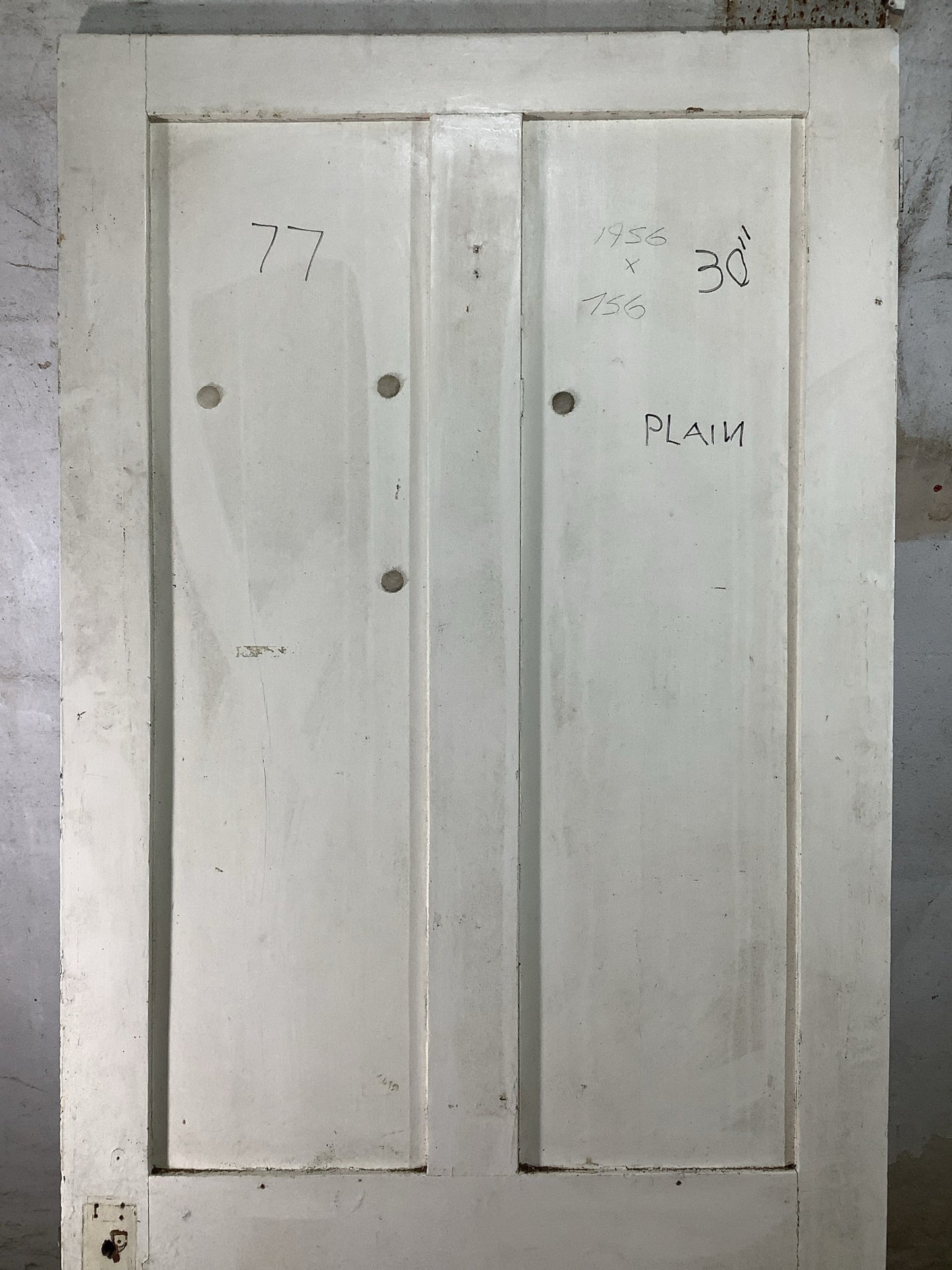 8th Pic Victorian Internal Painted  Pine Reclaimed Door