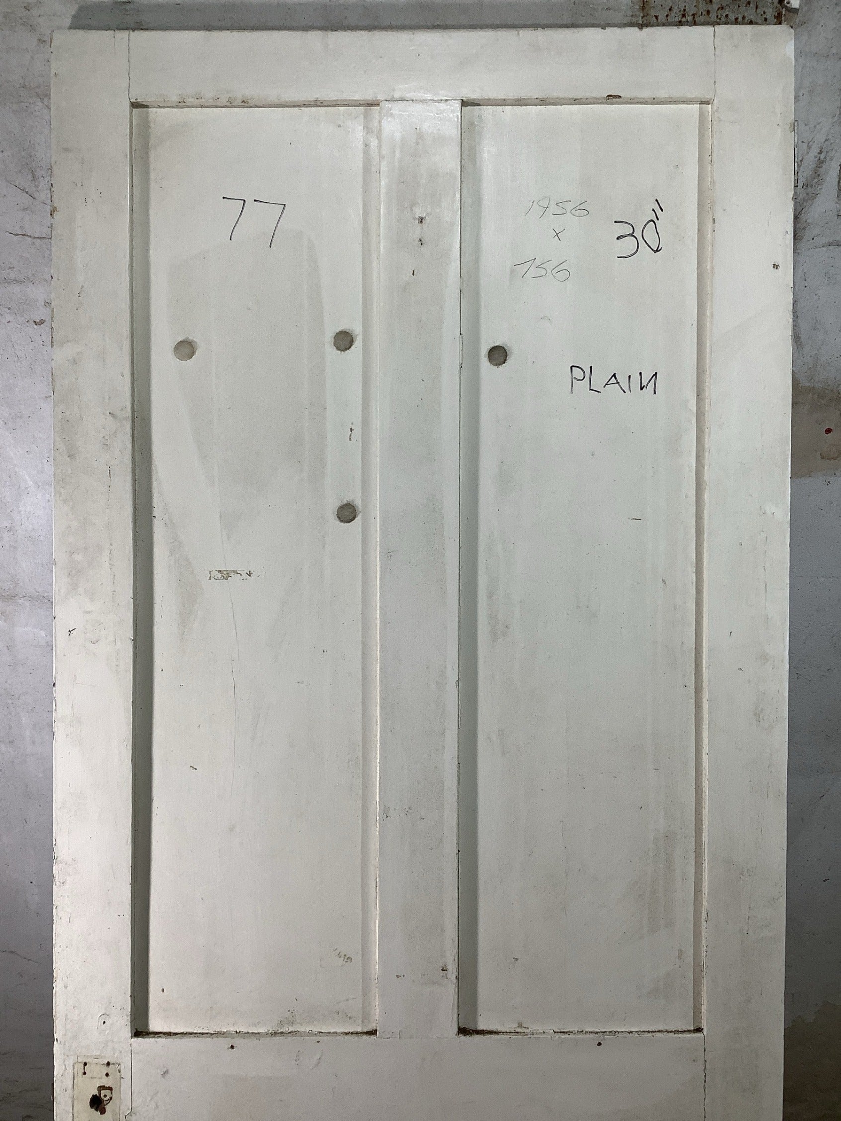 8th Pic Victorian Internal Painted  Pine Reclaimed Door