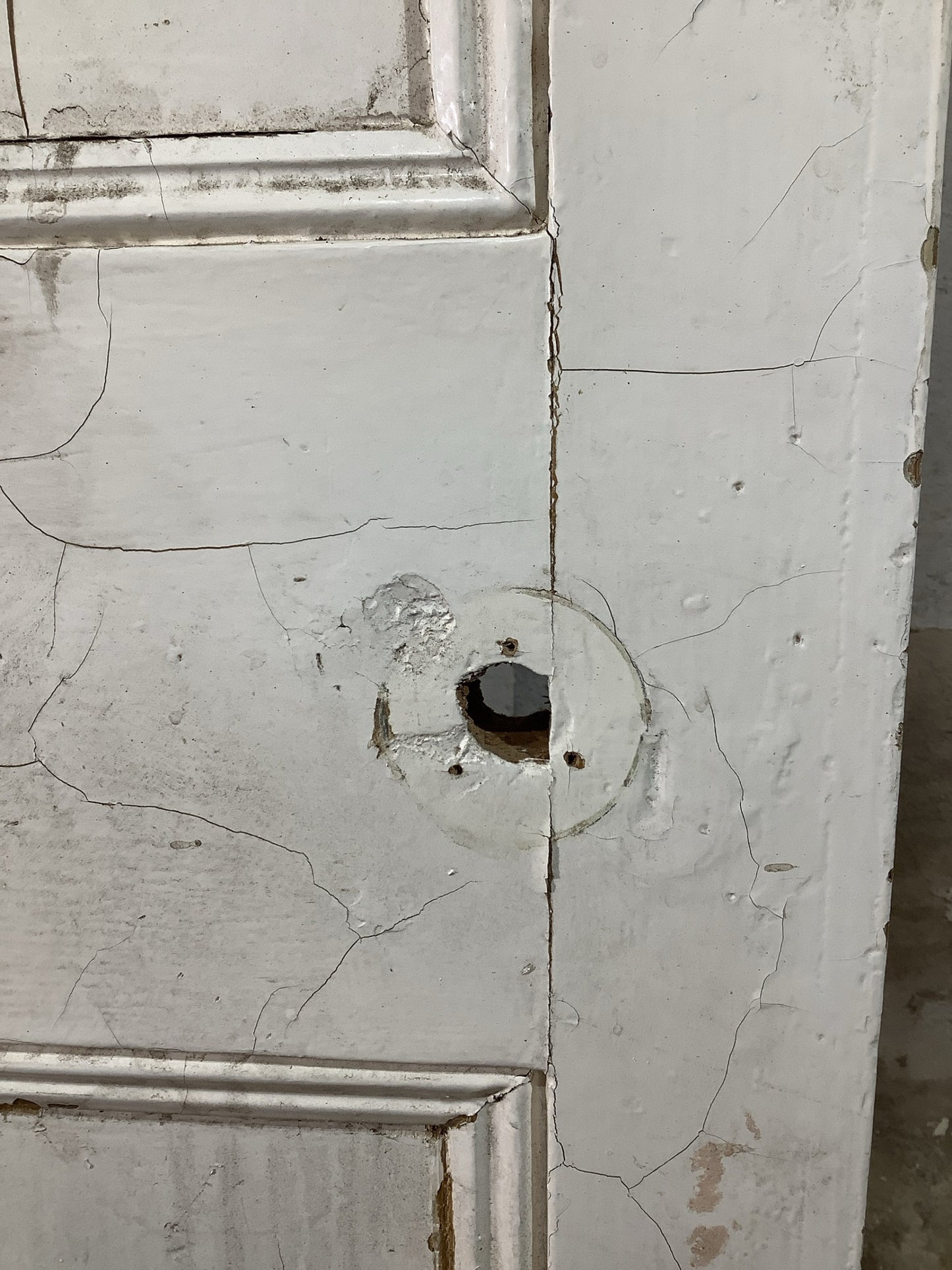 6th Pic Victorian Internal Painted  Pine Reclaimed Door