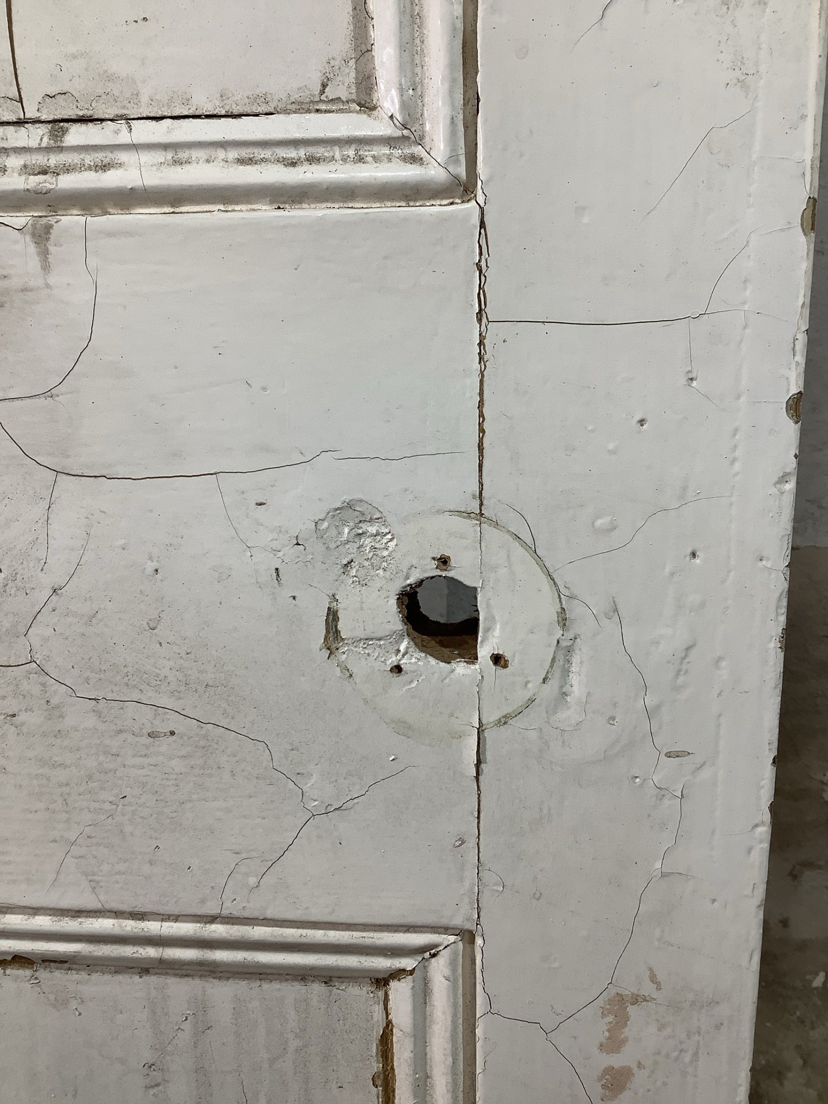 6th Pic Victorian Internal Painted  Pine Reclaimed Door
