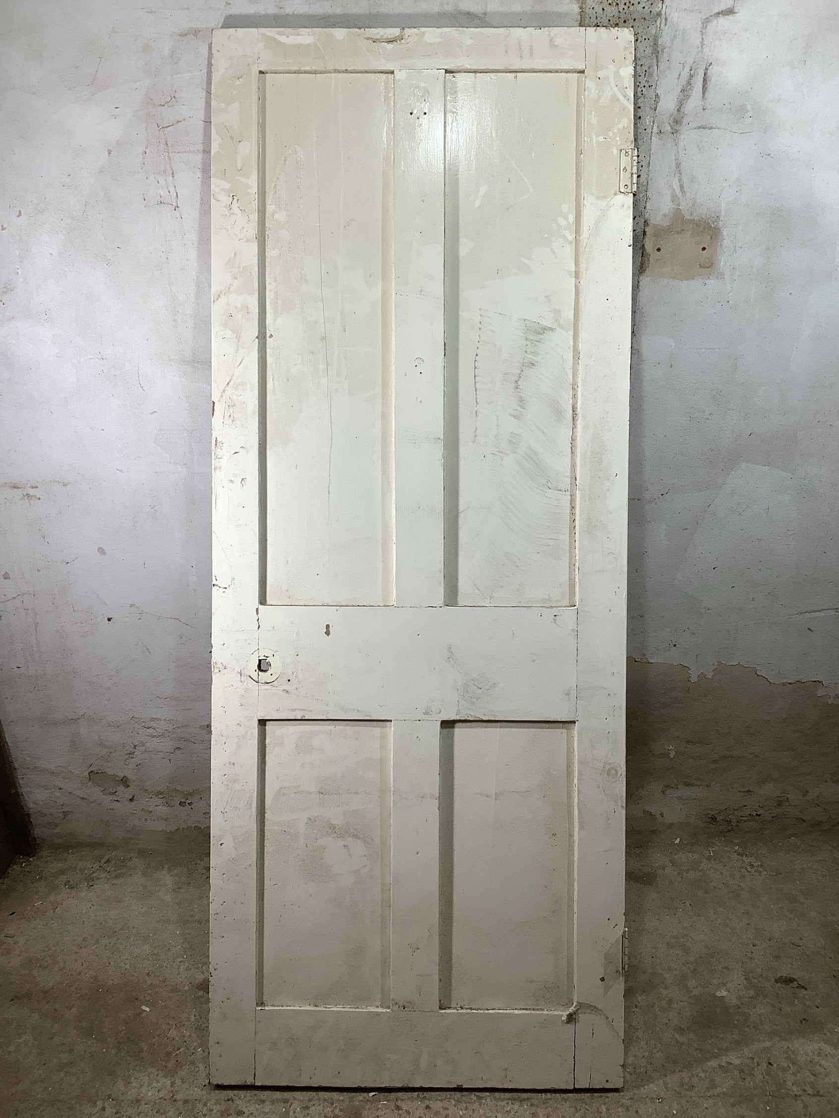 7th Pic Victorian Internal Painted  Pine Reclaimed Door