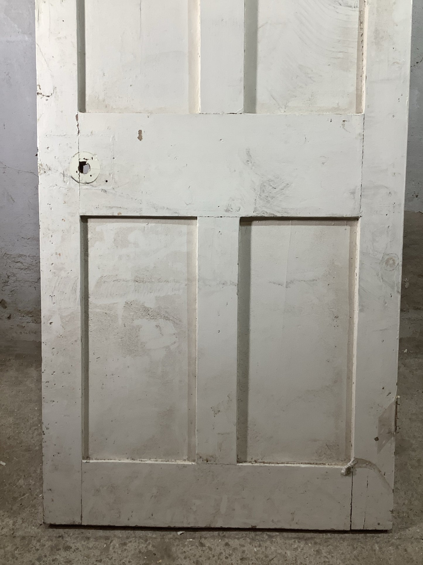 9th Pic Victorian Internal Painted  Pine Reclaimed Door