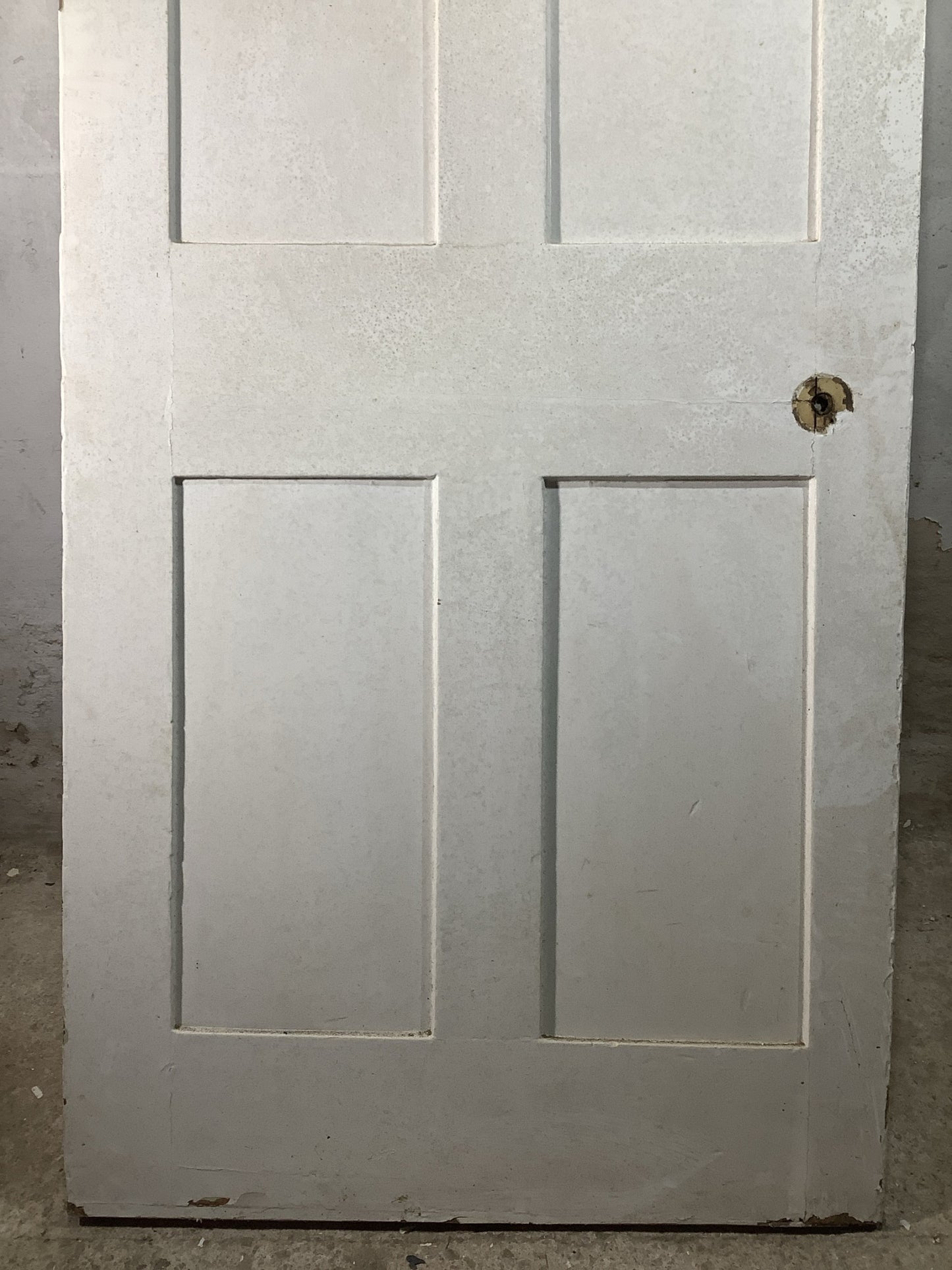 9th Pic Victorian Internal Painted  Pine Reclaimed Door
