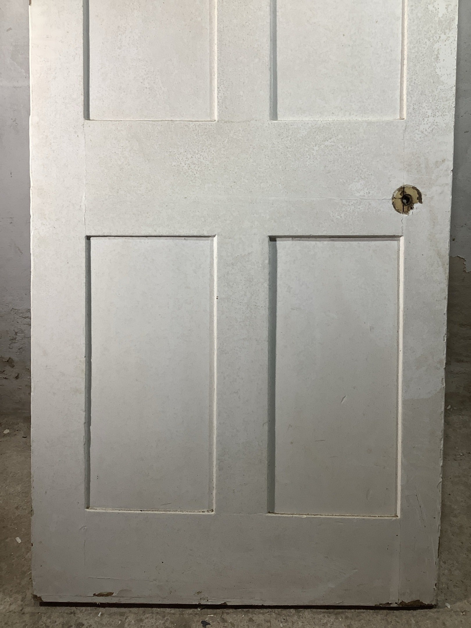 9th Pic Victorian Internal Painted  Pine Reclaimed Door
