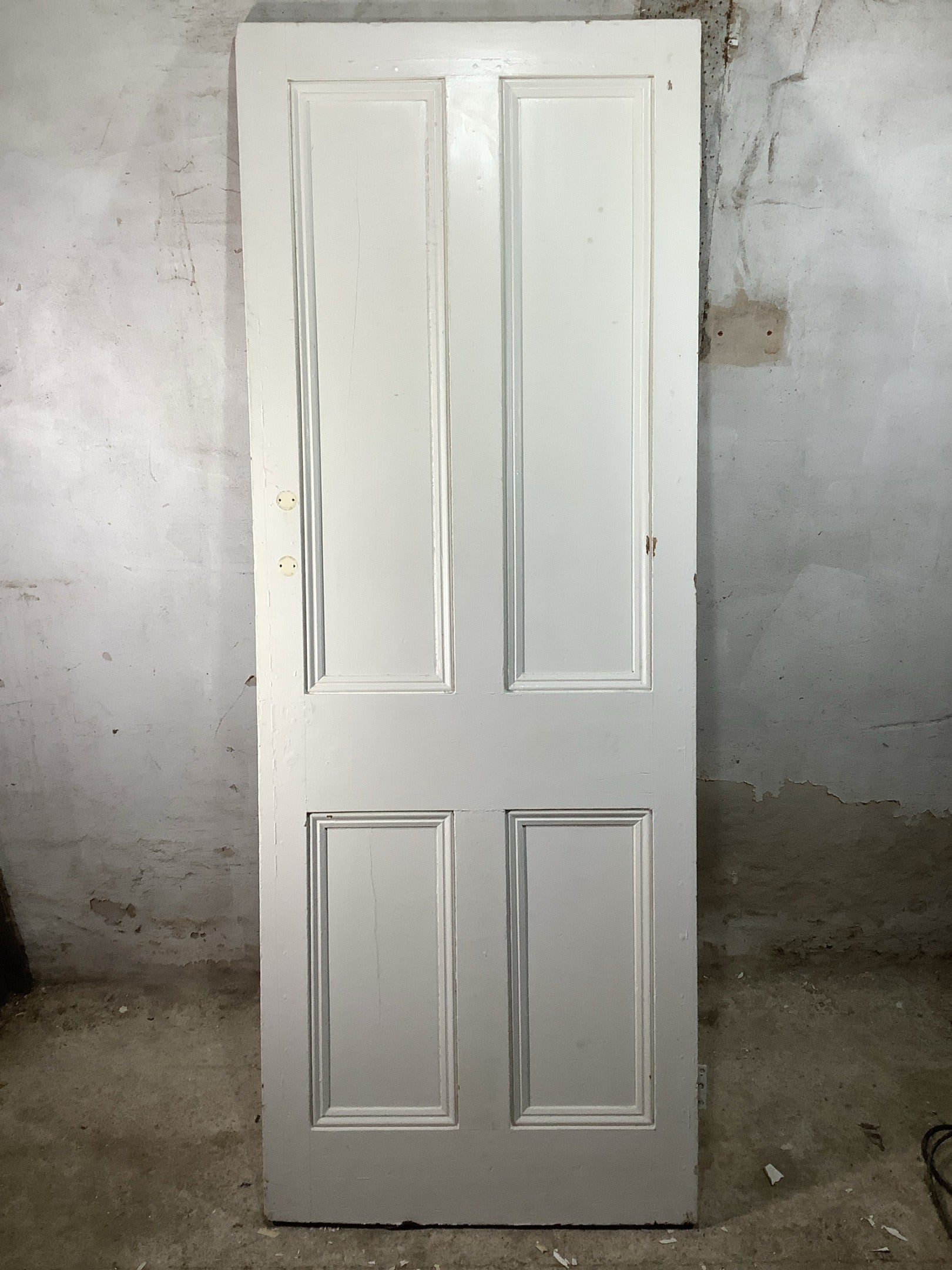 7th Pic Victorian Internal Painted  Pine Reclaimed Door