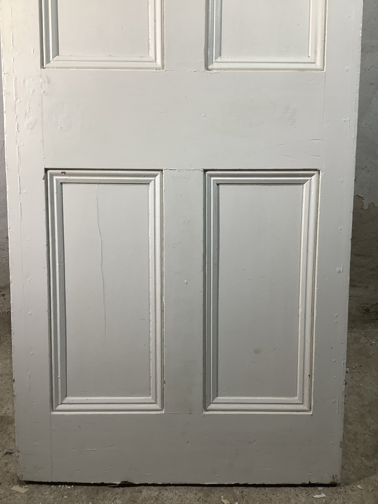 9th Pic Victorian Internal Painted  Pine Reclaimed Door