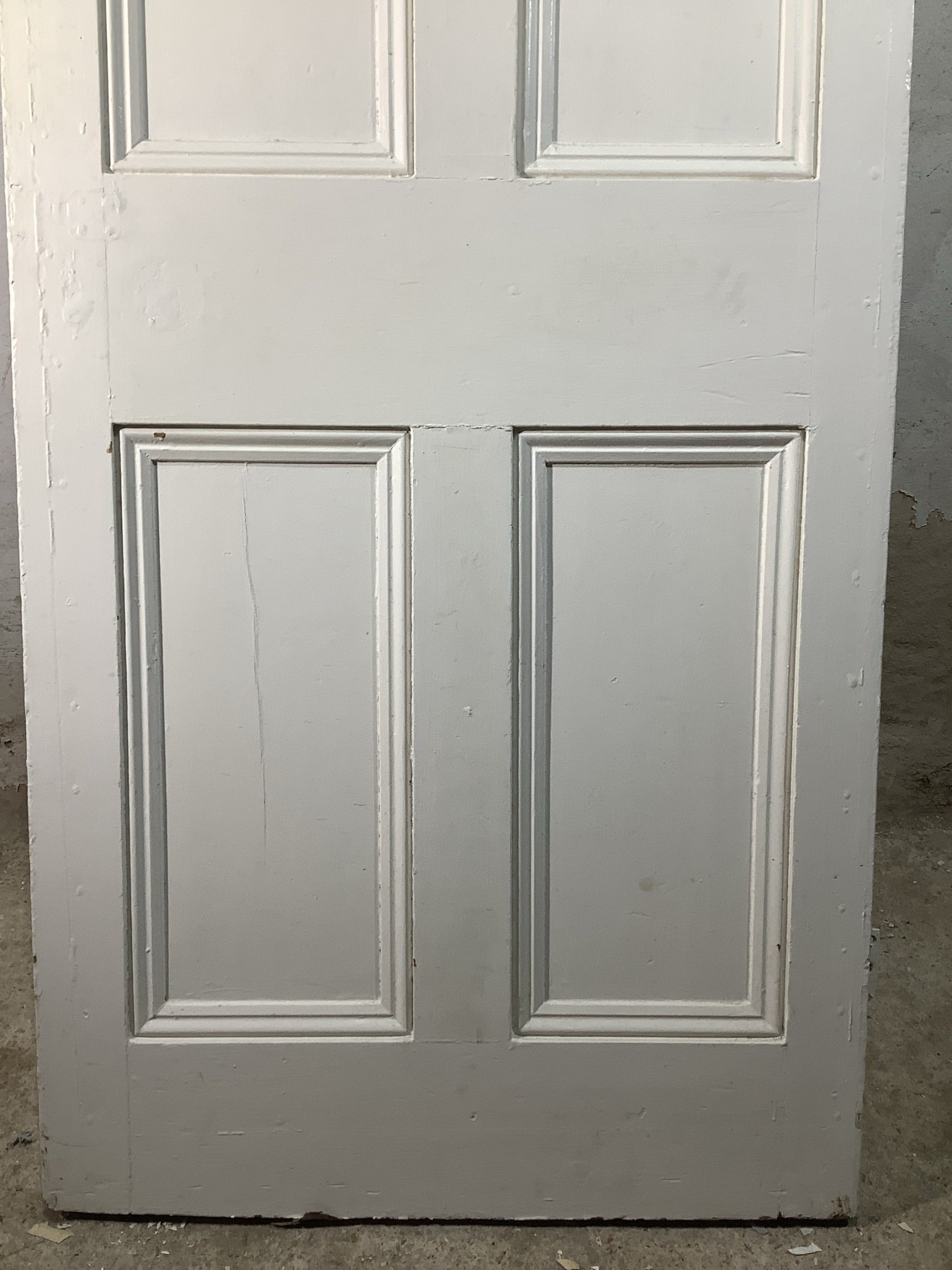 9th Pic Victorian Internal Painted  Pine Reclaimed Door
