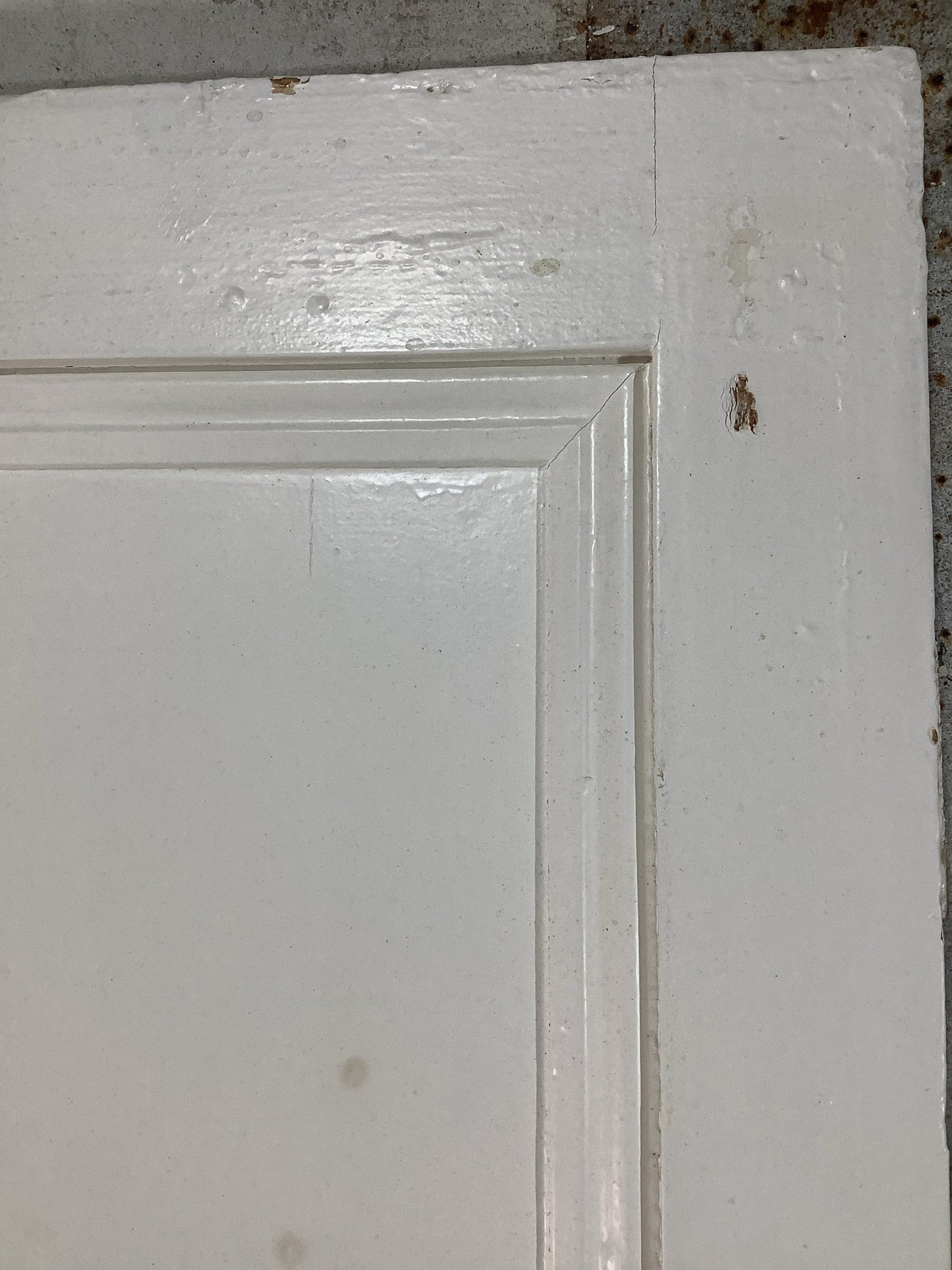 12th Pic Victorian Internal Painted  Pine Reclaimed Door