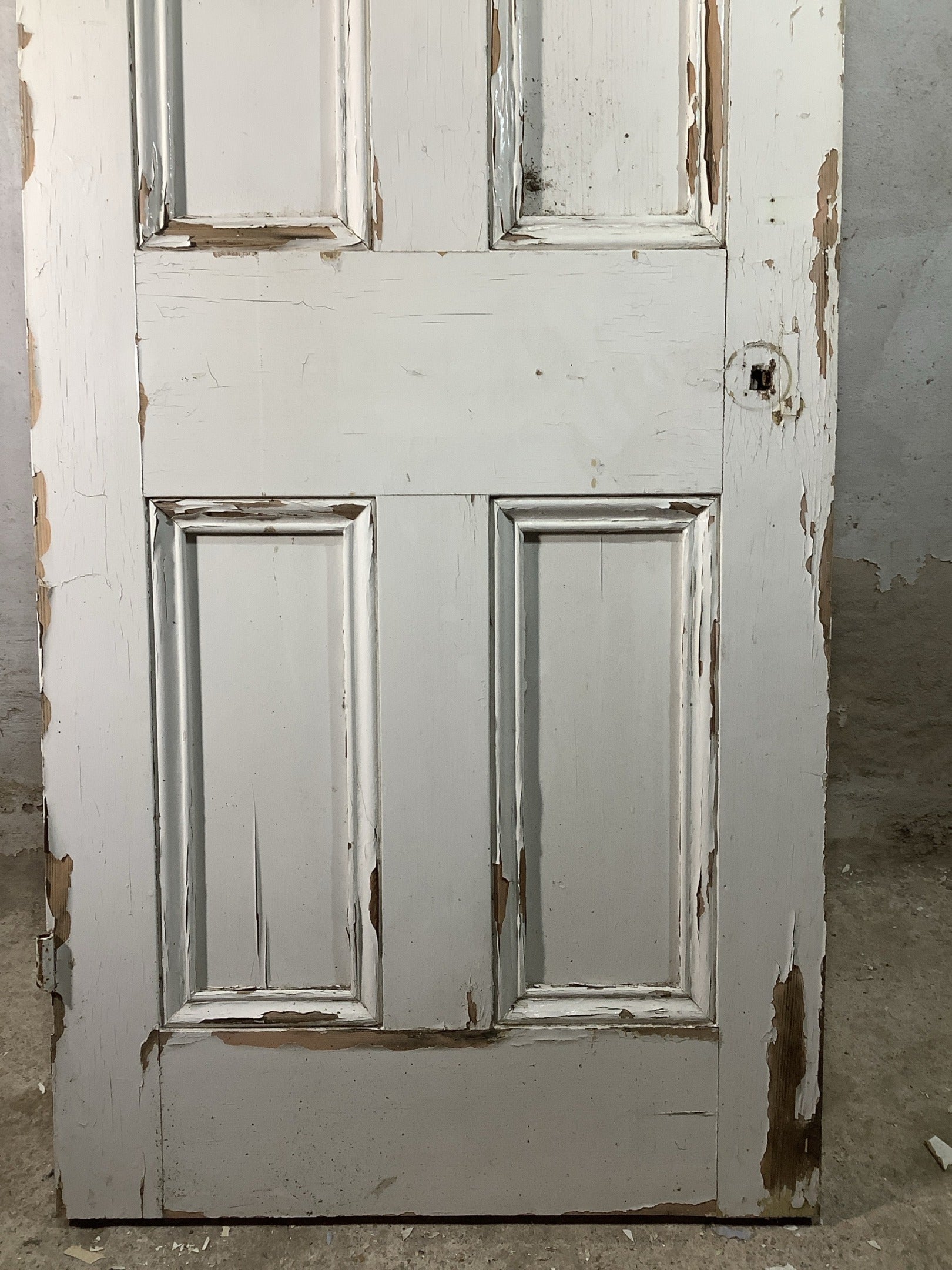 3rd Pic Victorian Internal Painted  Pine Reclaimed Door