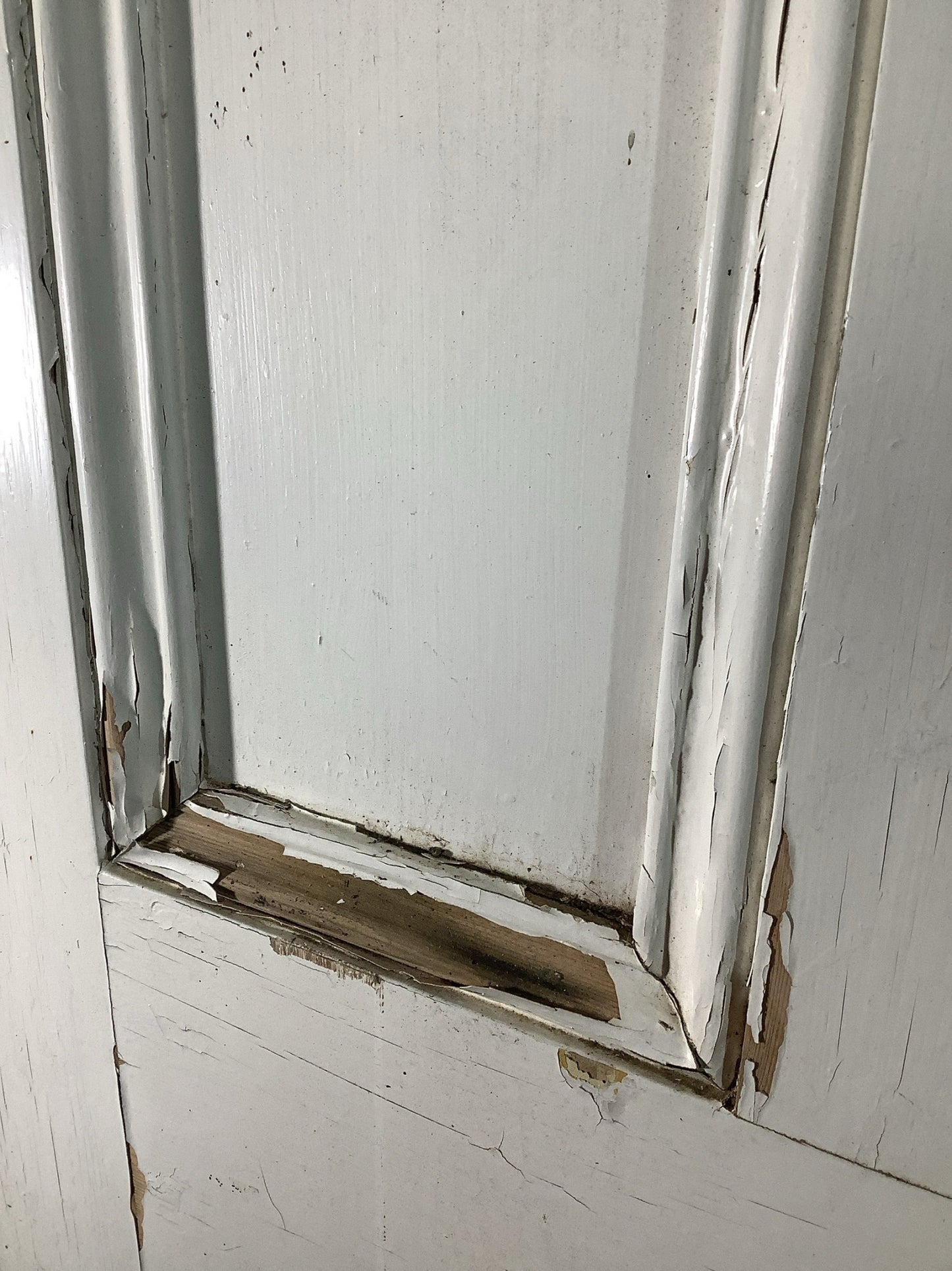 6th Pic Victorian Internal Painted  Pine Reclaimed Door