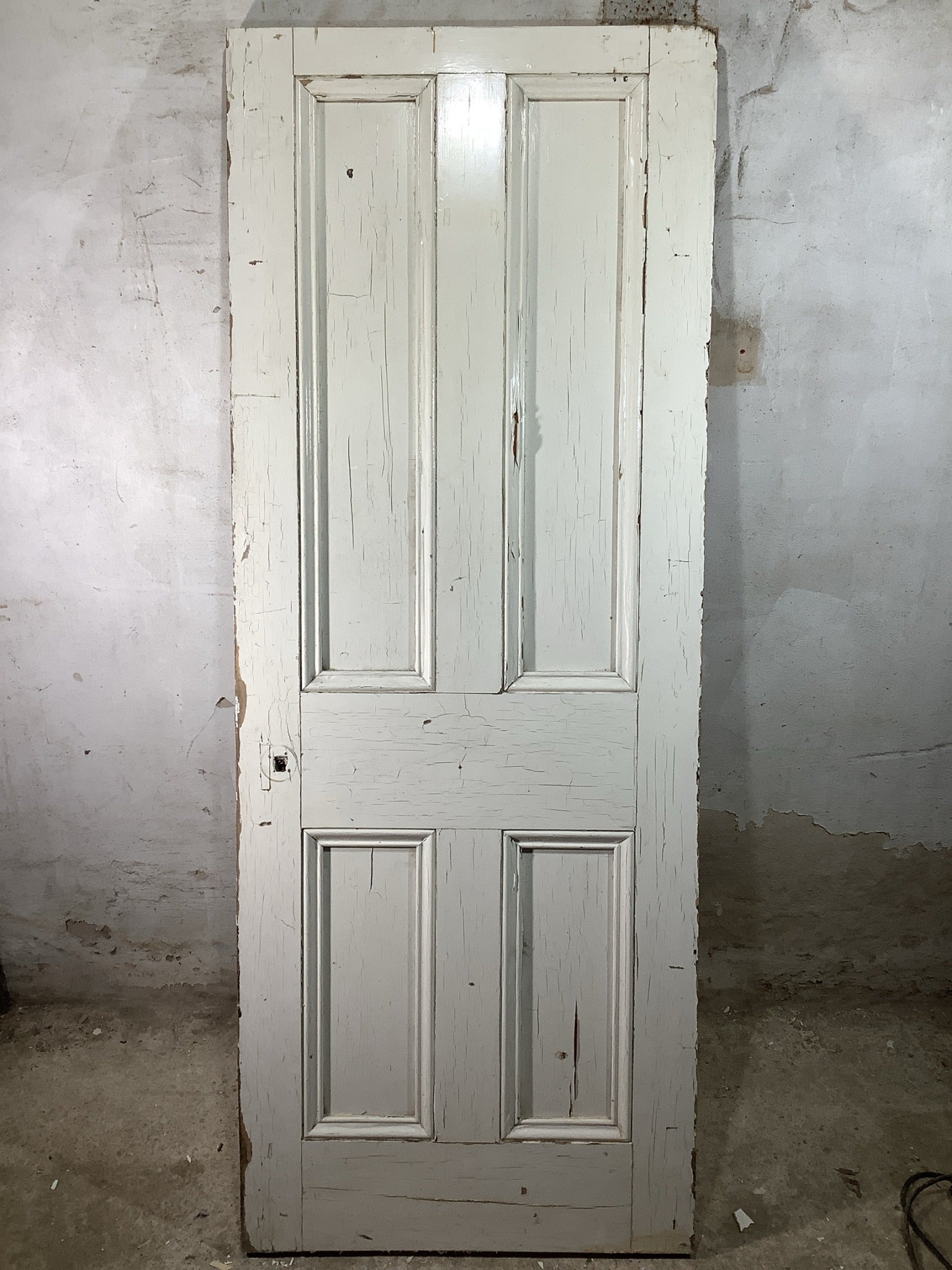 7th Pic Victorian Internal Painted  Pine Reclaimed Door
