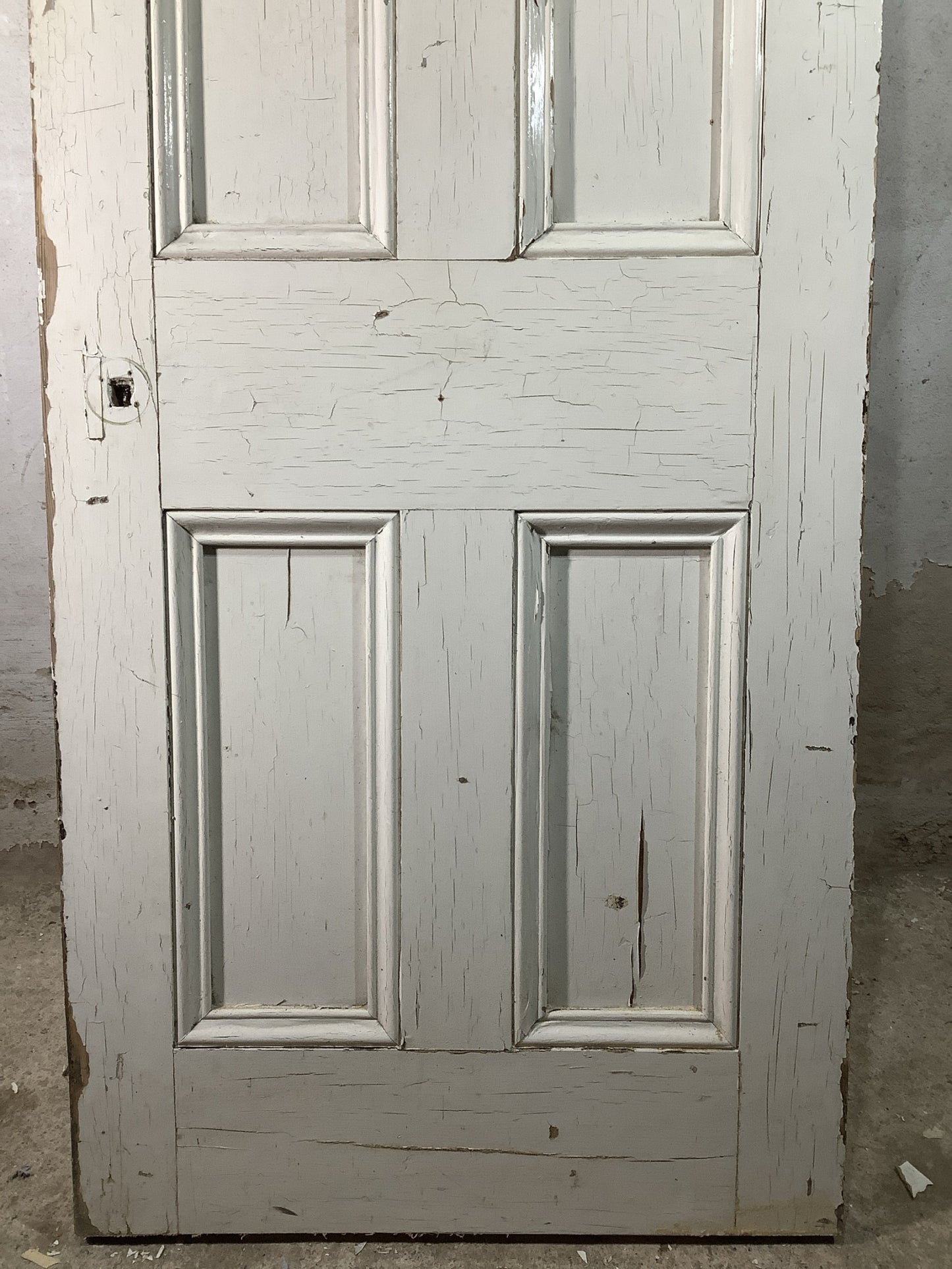 9th Pic Victorian Internal Painted  Pine Reclaimed Door