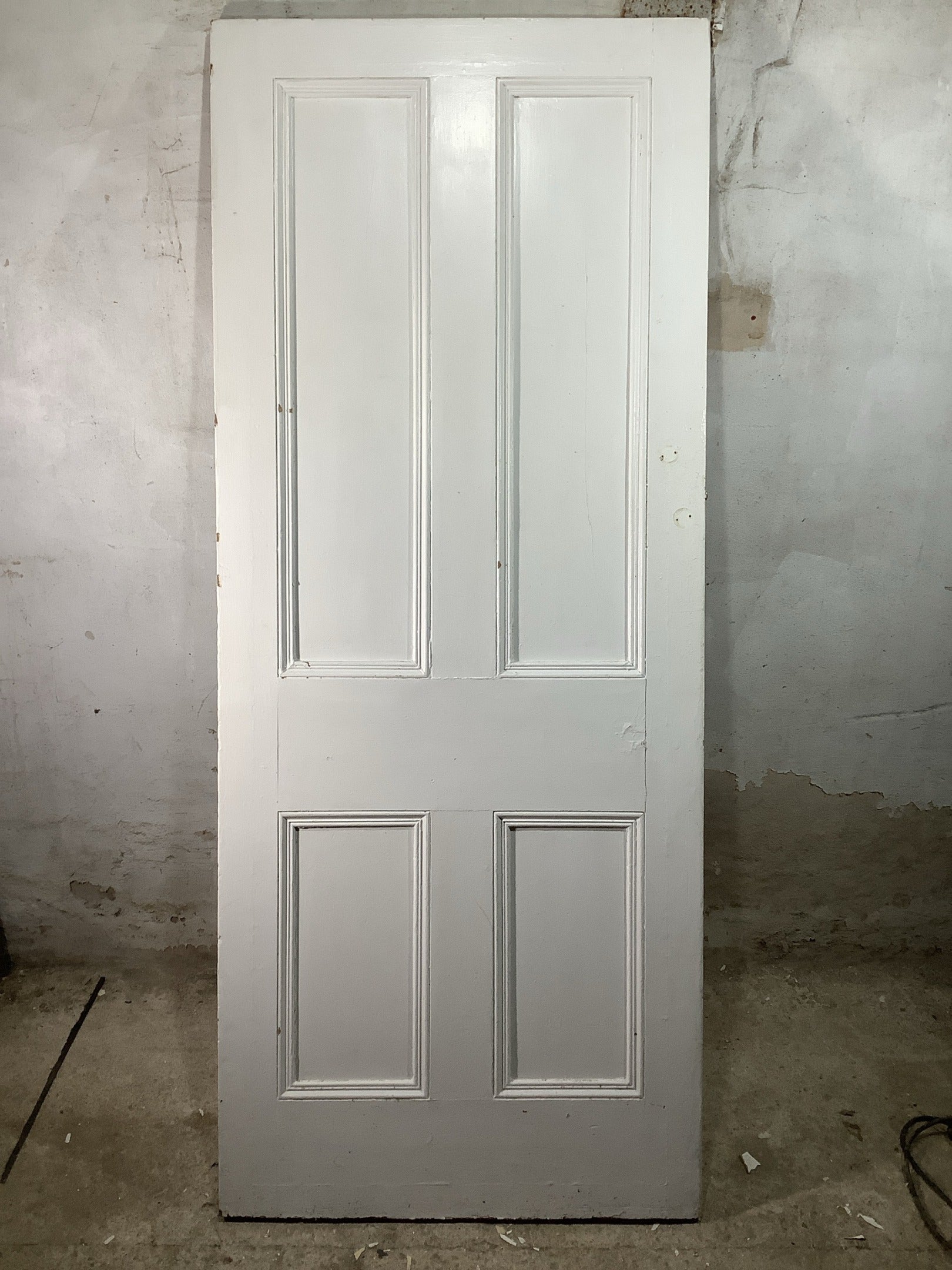 7th Pic Victorian Internal Painted  Pine Reclaimed Door