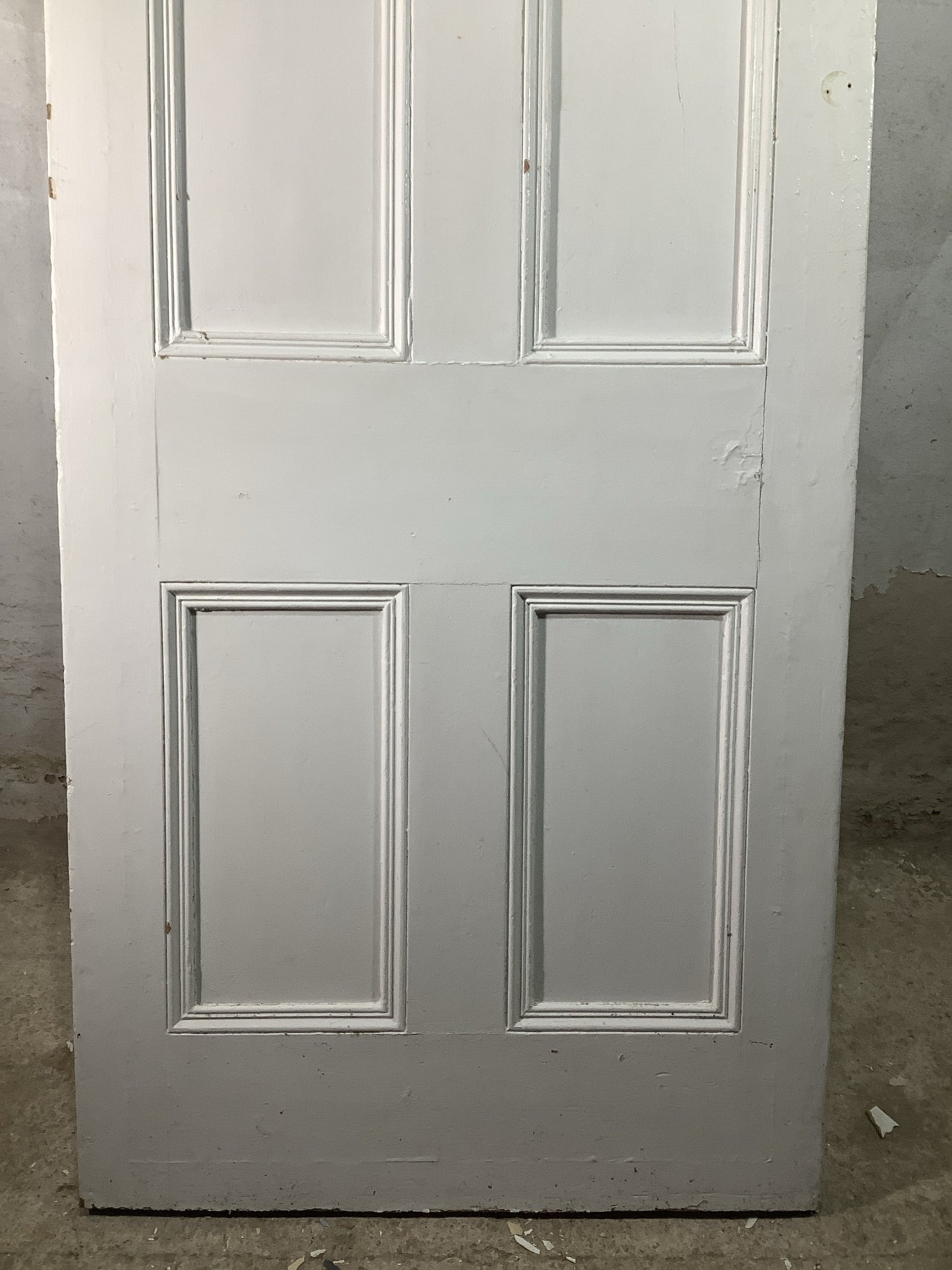 9th Pic Victorian Internal Painted  Pine Reclaimed Door
