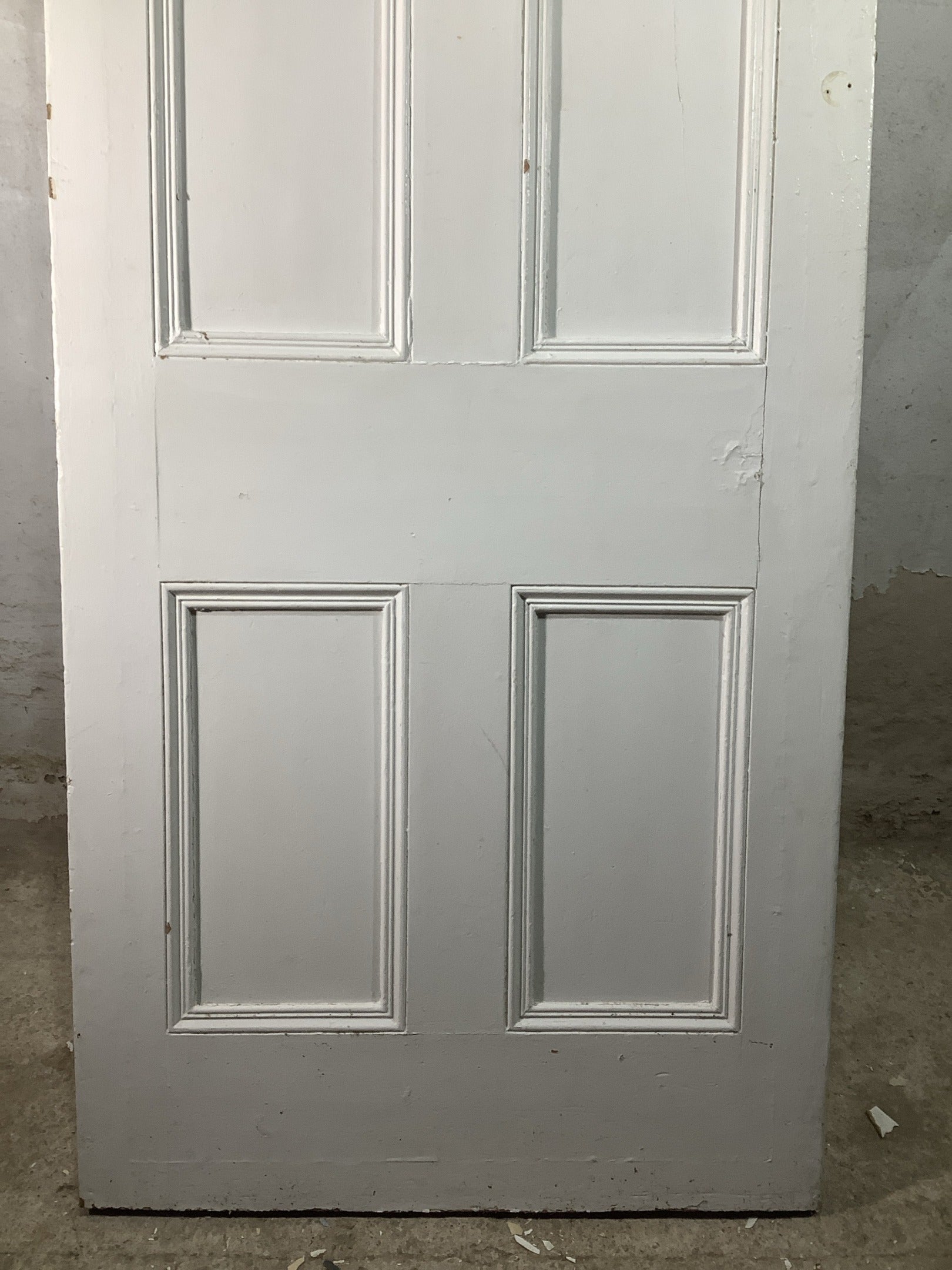 9th Pic Victorian Internal Painted  Pine Reclaimed Door