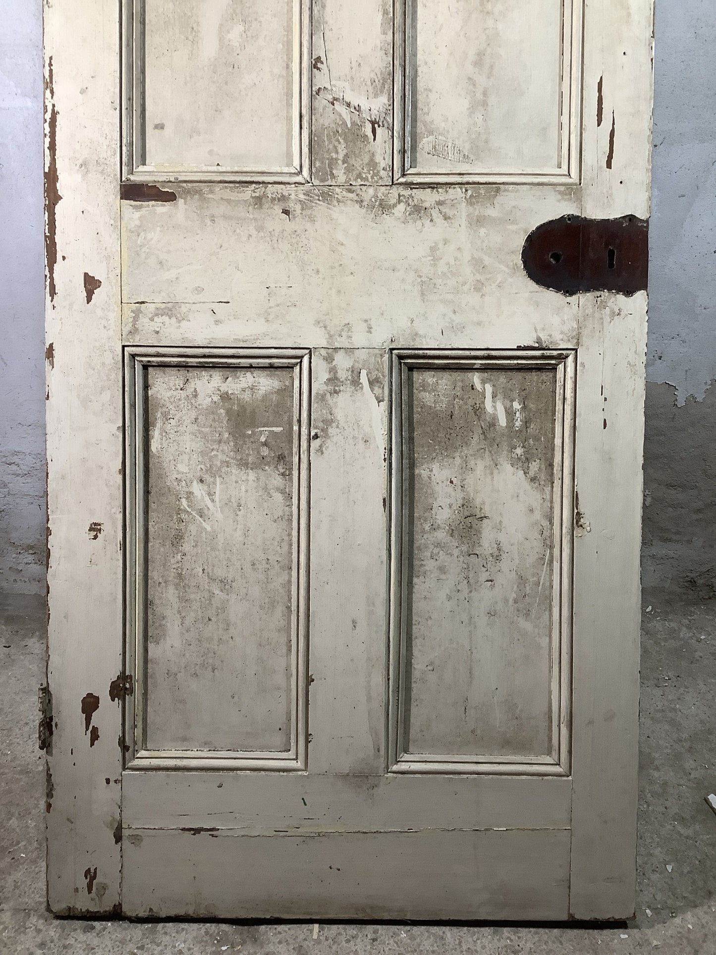 3rd Pic Victorian Internal Painted  Pine Reclaimed Door