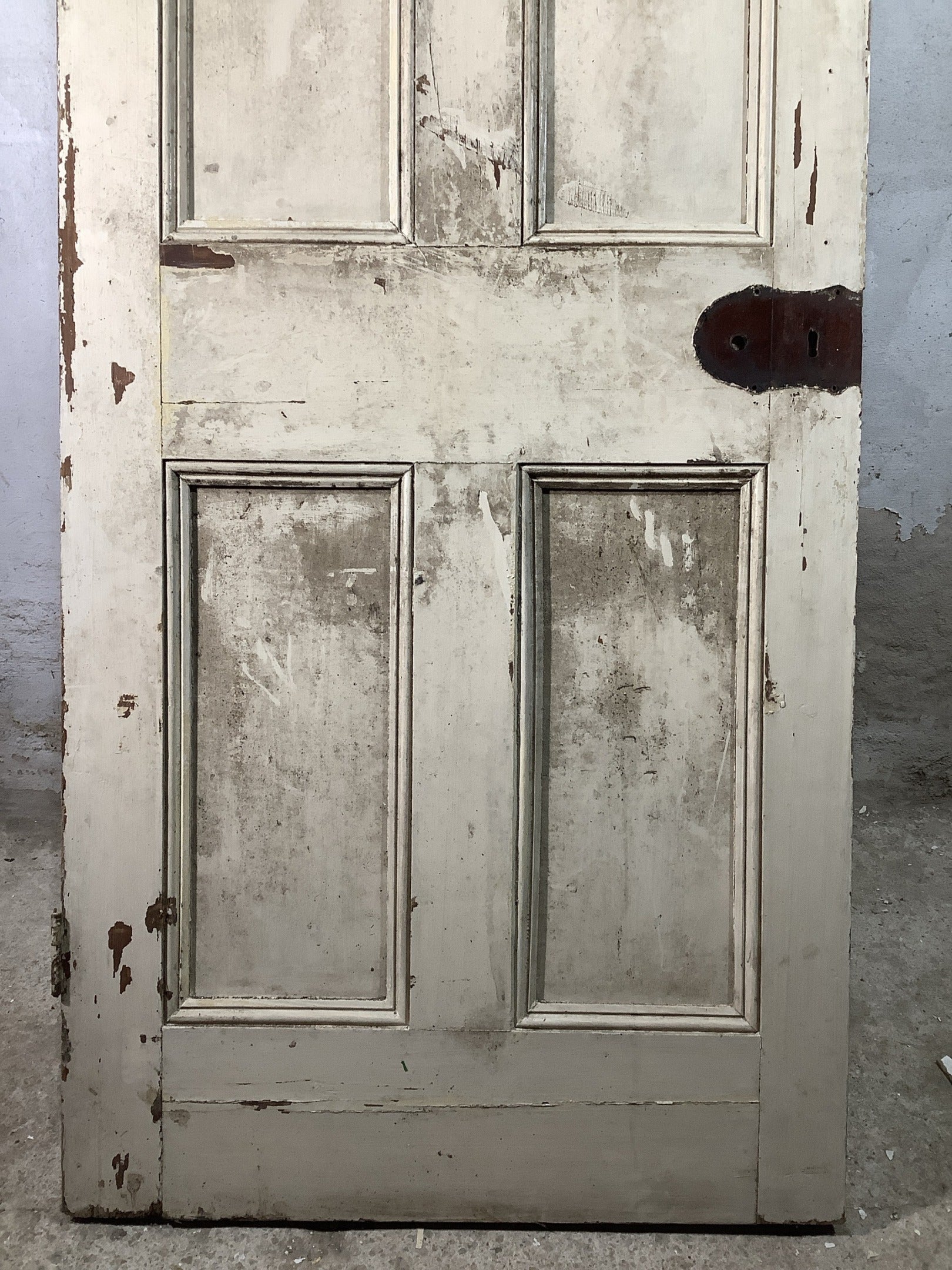 3rd Pic Victorian Internal Painted  Pine Reclaimed Door