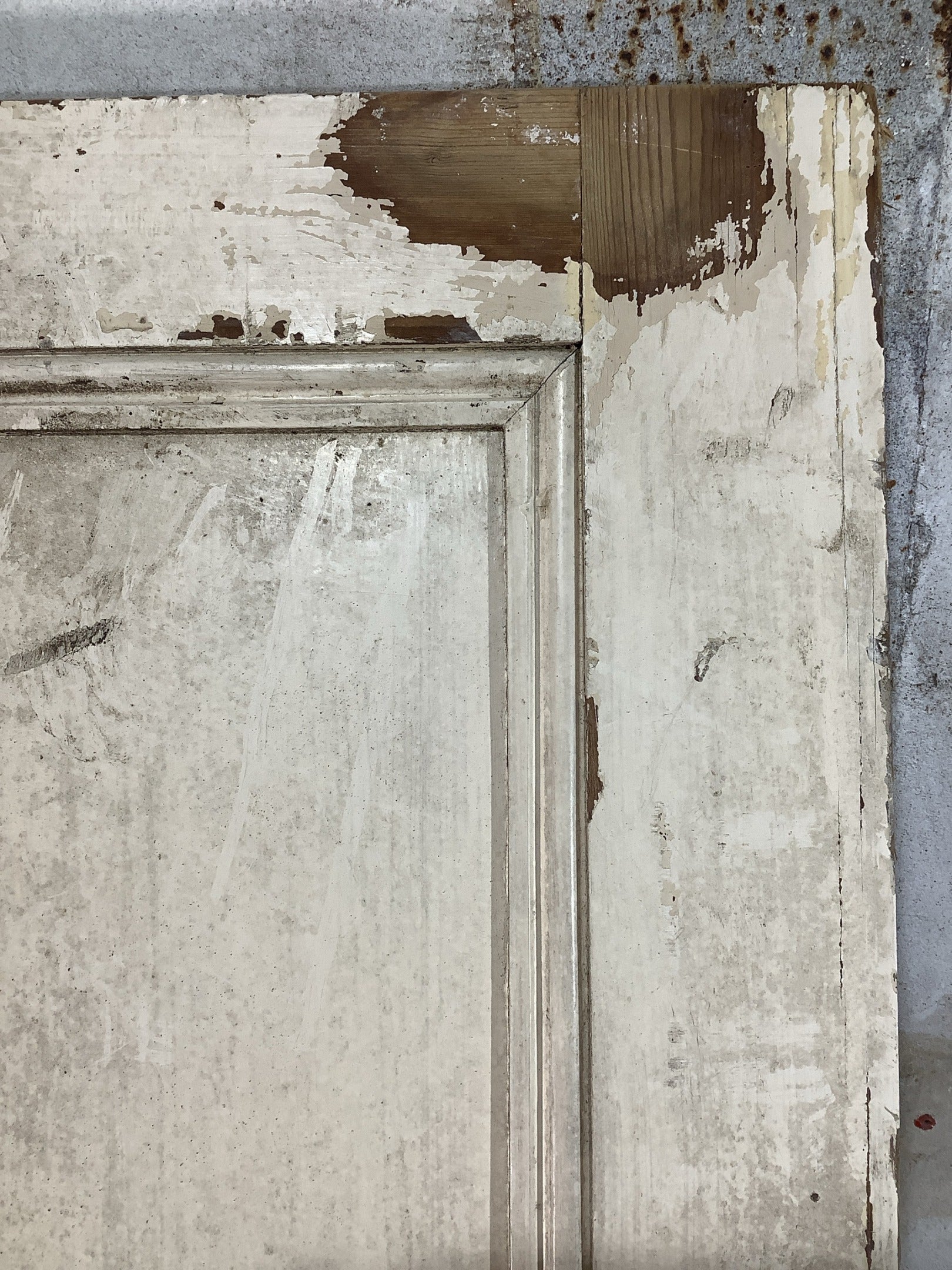 5th Pic Victorian Internal Painted  Pine Reclaimed Door