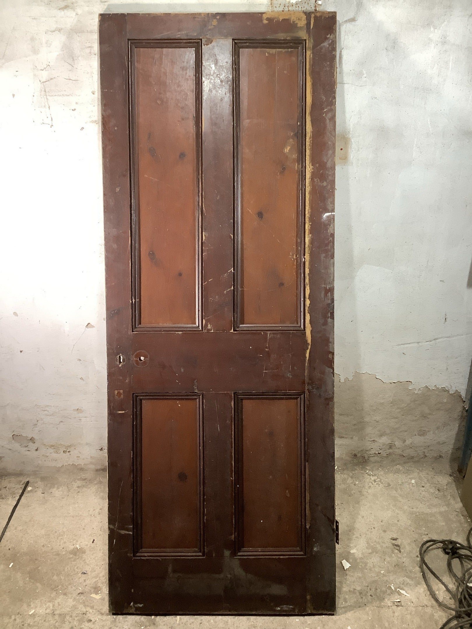 7th Pic Victorian Internal Painted  Pine Reclaimed Door