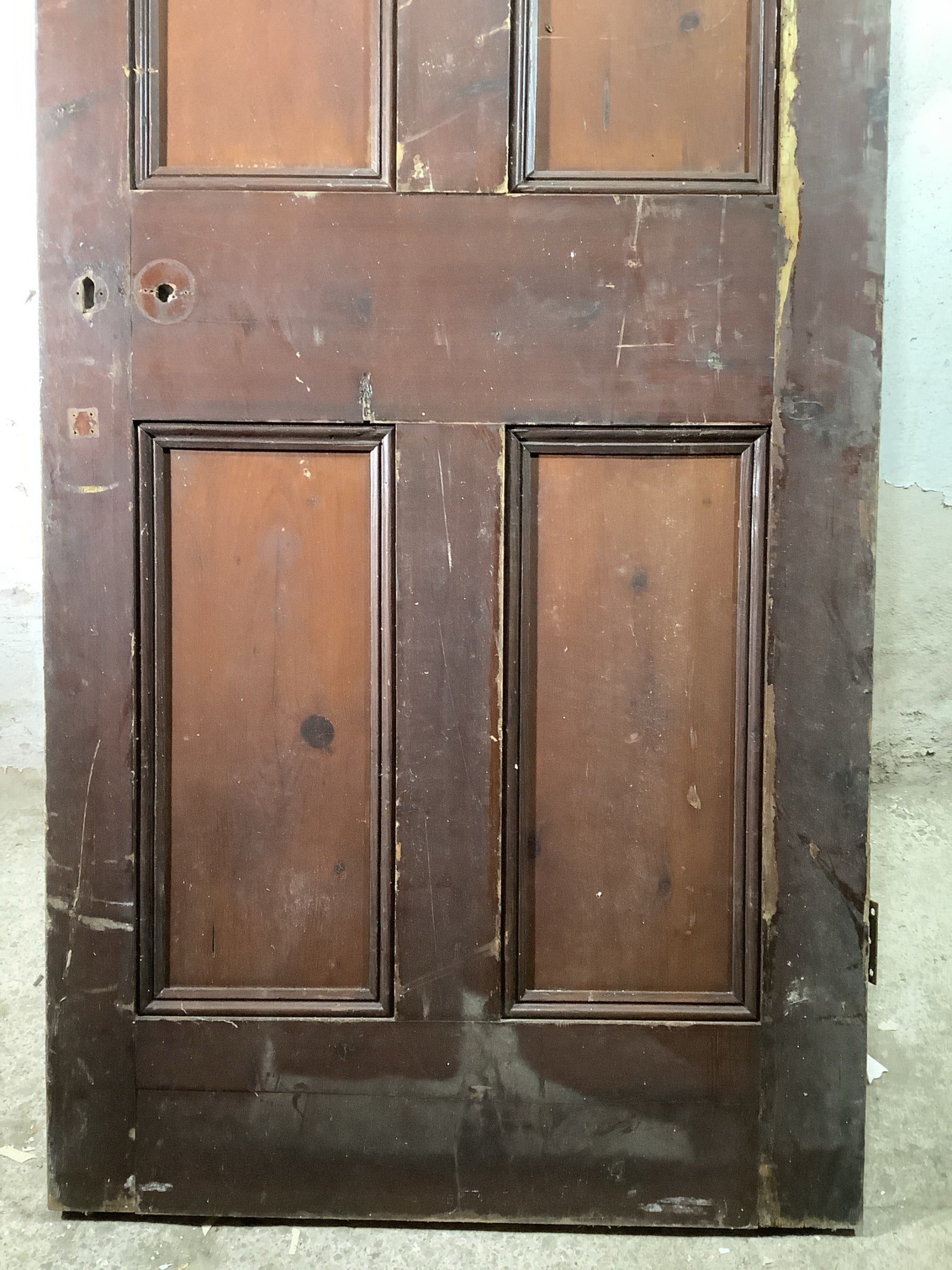 9th Pic Victorian Internal Painted  Pine Reclaimed Door