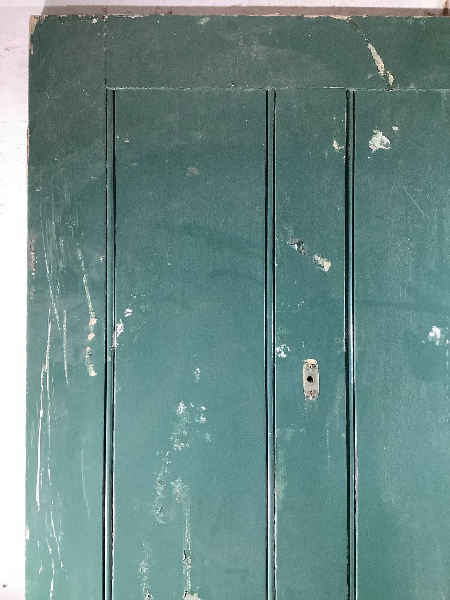 2nd Pic Victorian Internal Painted  Pine Reclaimed Door